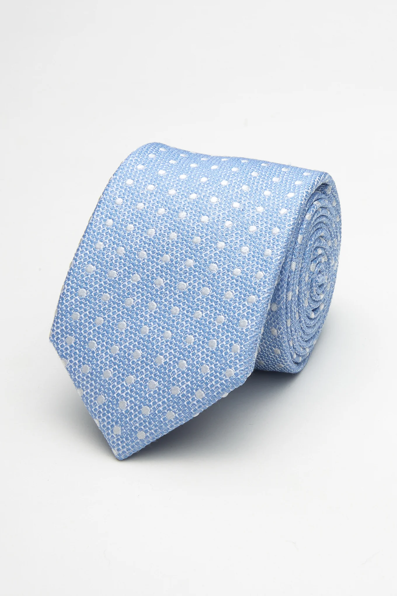 Men's Small Polka Dot Tie - Image 4