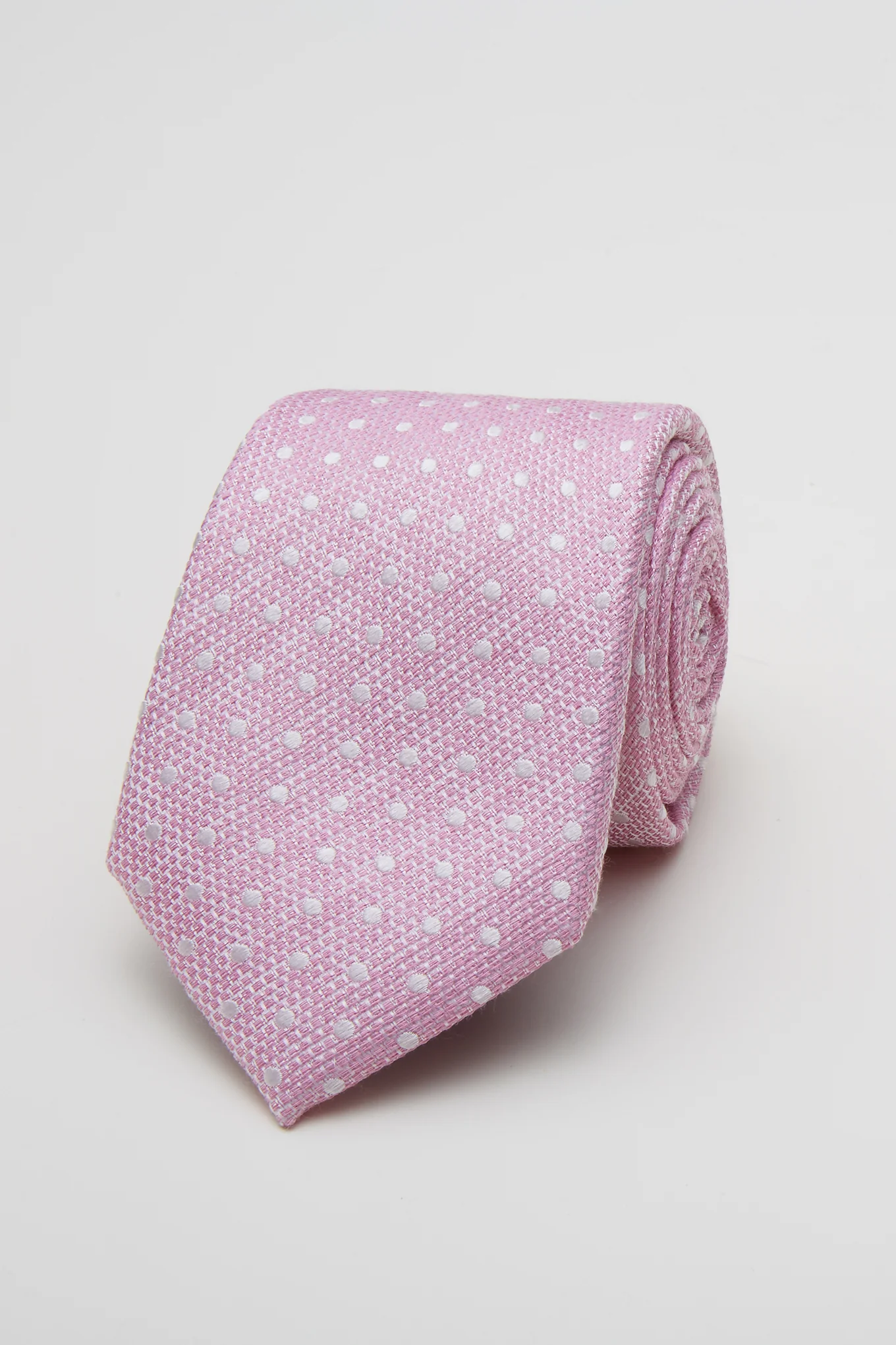 Men's Small Polka Dot Tie - Image 5