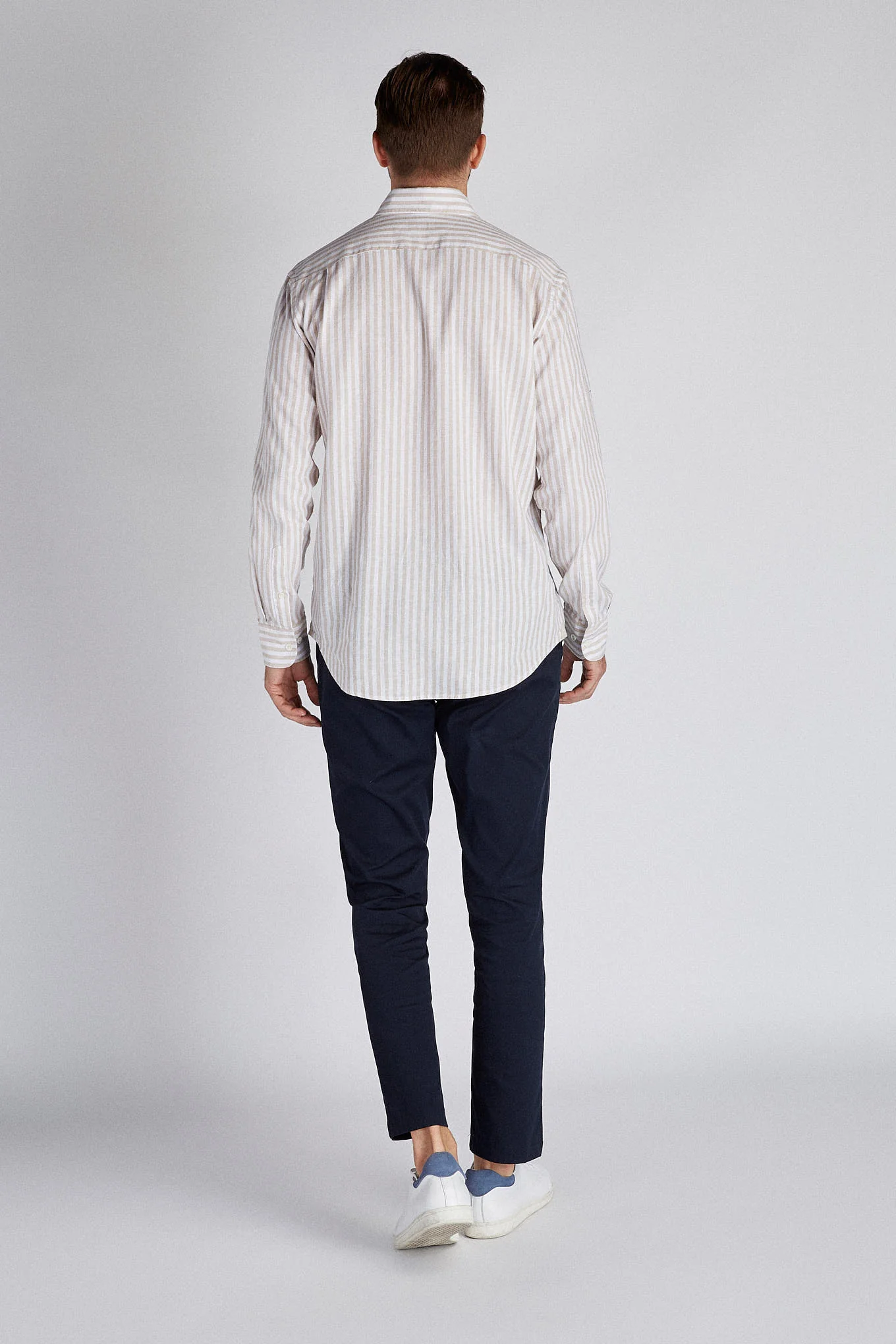 Men's Sport Regular Fit Linen and Cotton Shirt - Image 5