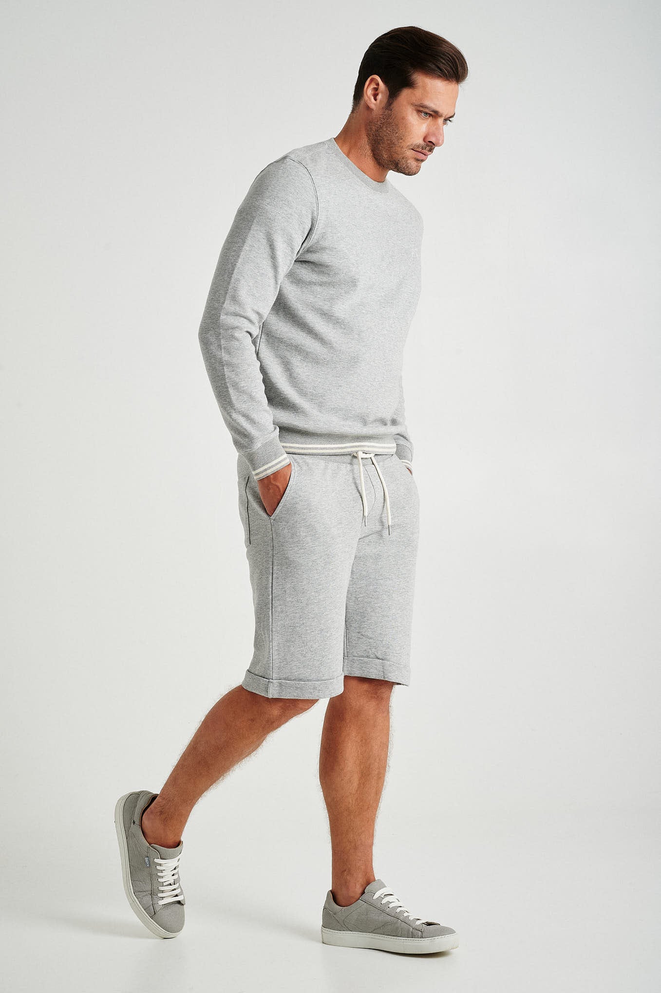 Men's sportswear shorts from organic cotton capsule collection - Image 6