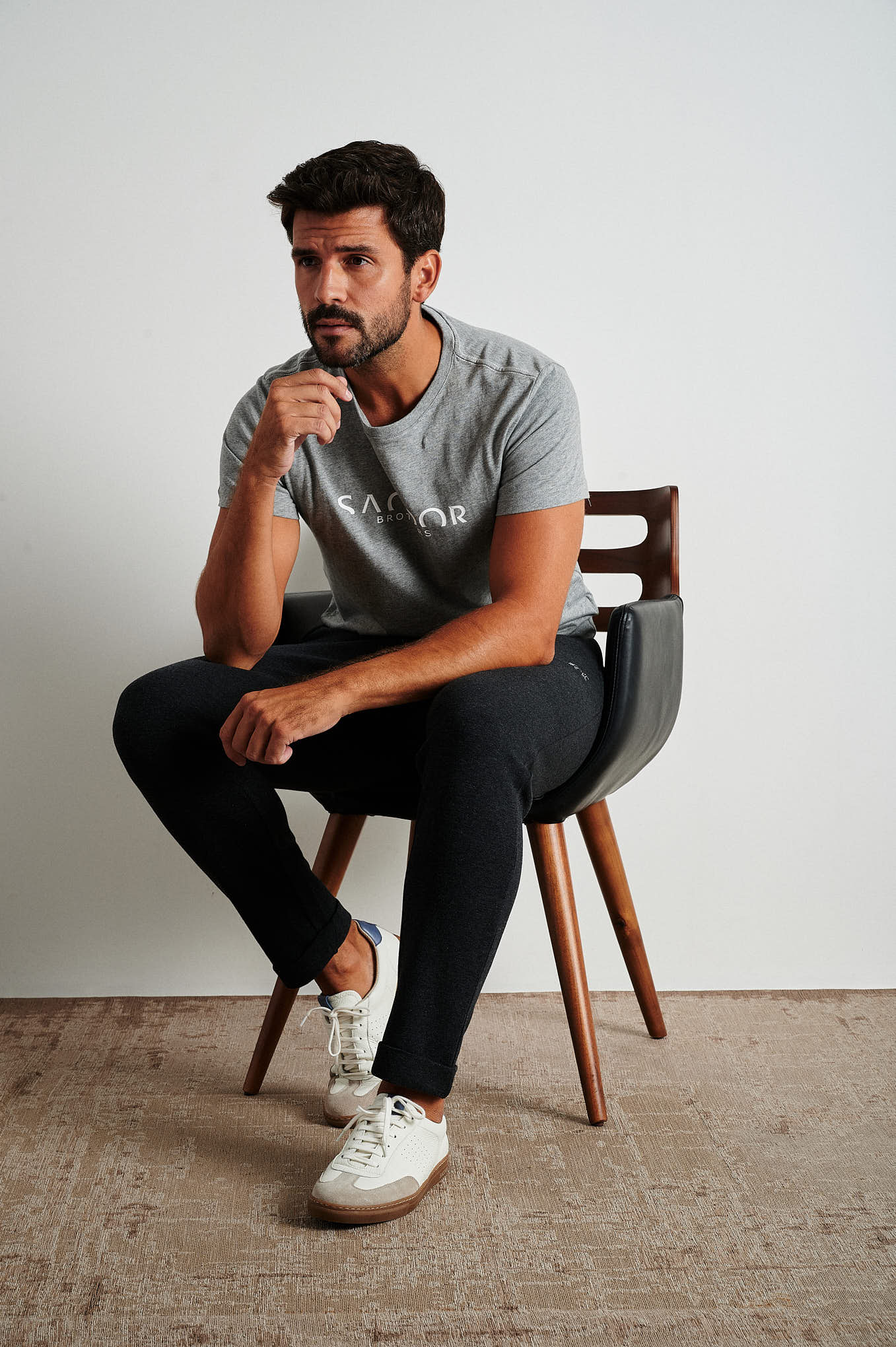 Men's sportswear trousers from organic cotton capsule collection - Image 2
