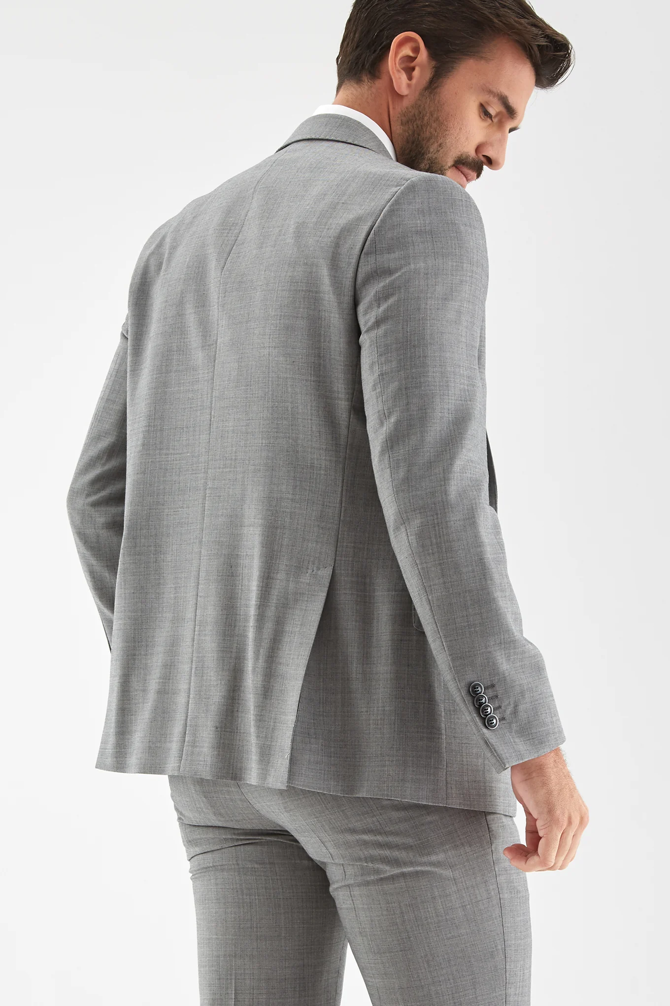 Men's Super 140?s Wool Slim Fit Suit - Image 2