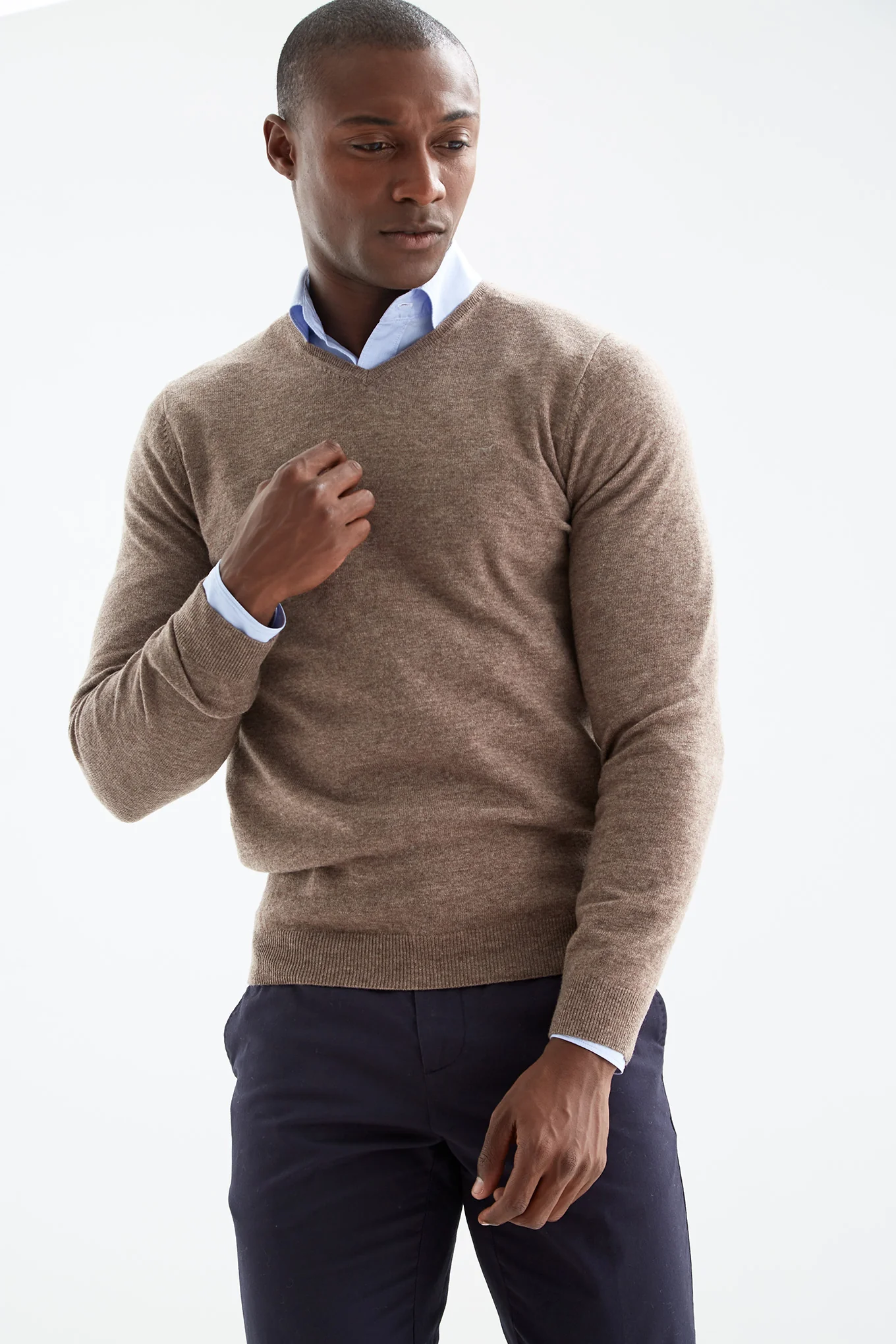 Men's Sweater with V-Nekcline - Image 7