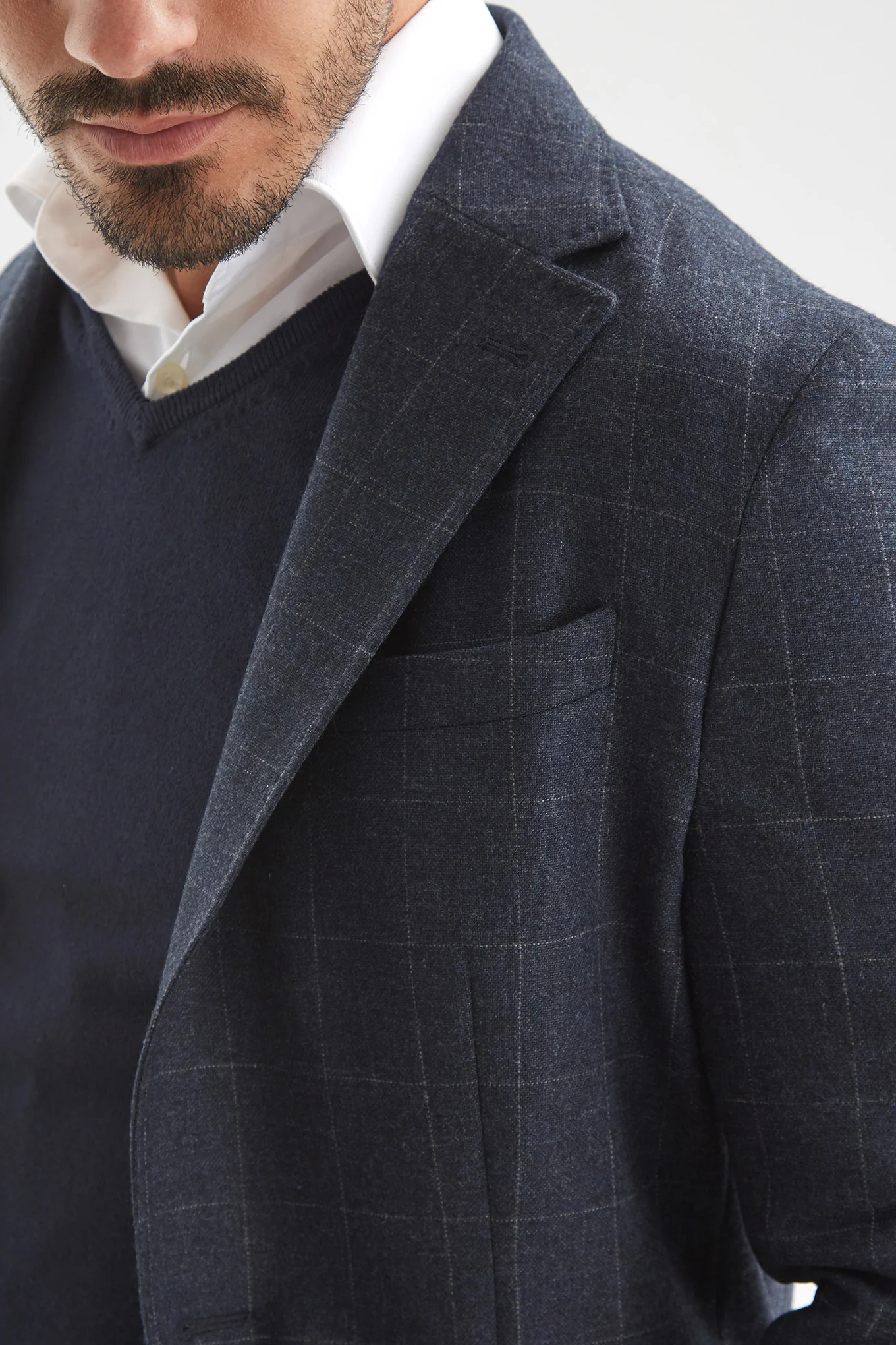 Men's Window Pane Blazer - Image 5