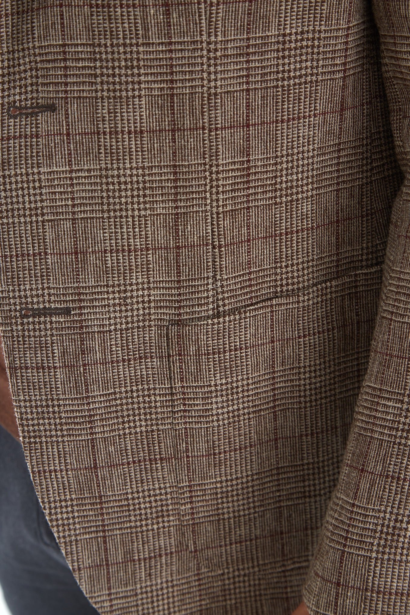 Men's Wool Prince of Wales Blazer - Image 5