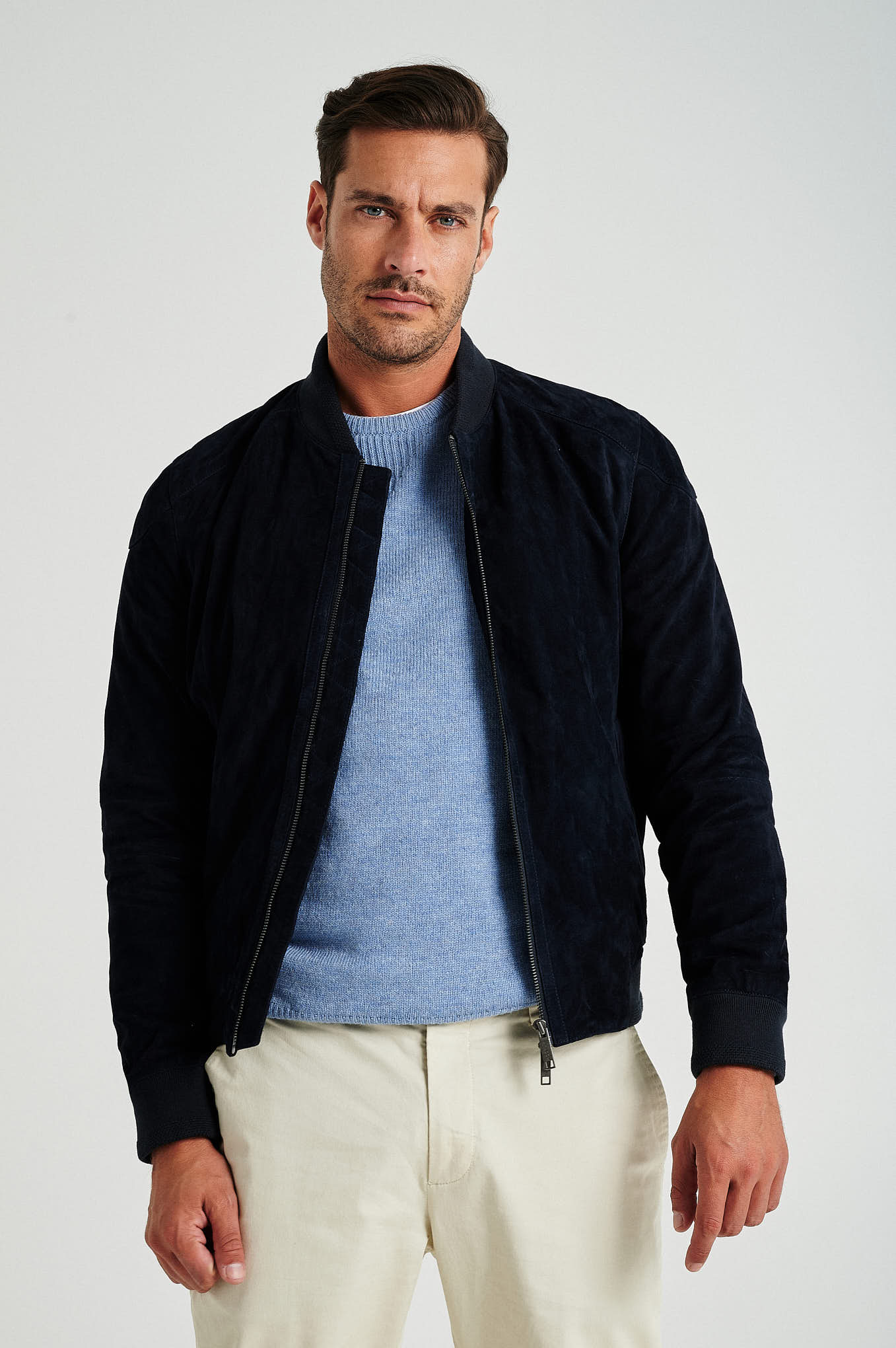 Men's zip-through blouson with ribs - Image 30