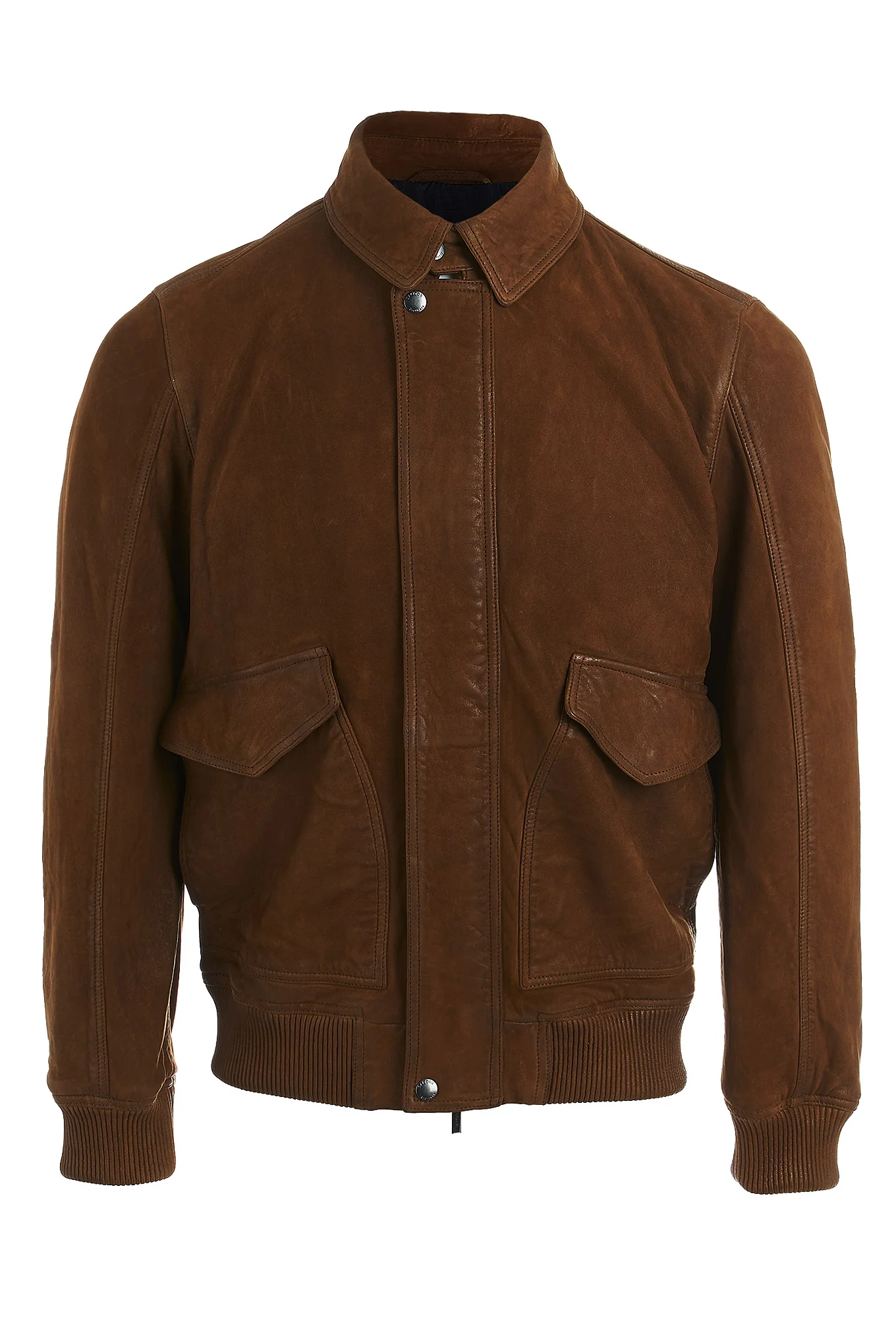 Men'sGenuine Leather Casual Jacket - Image 7
