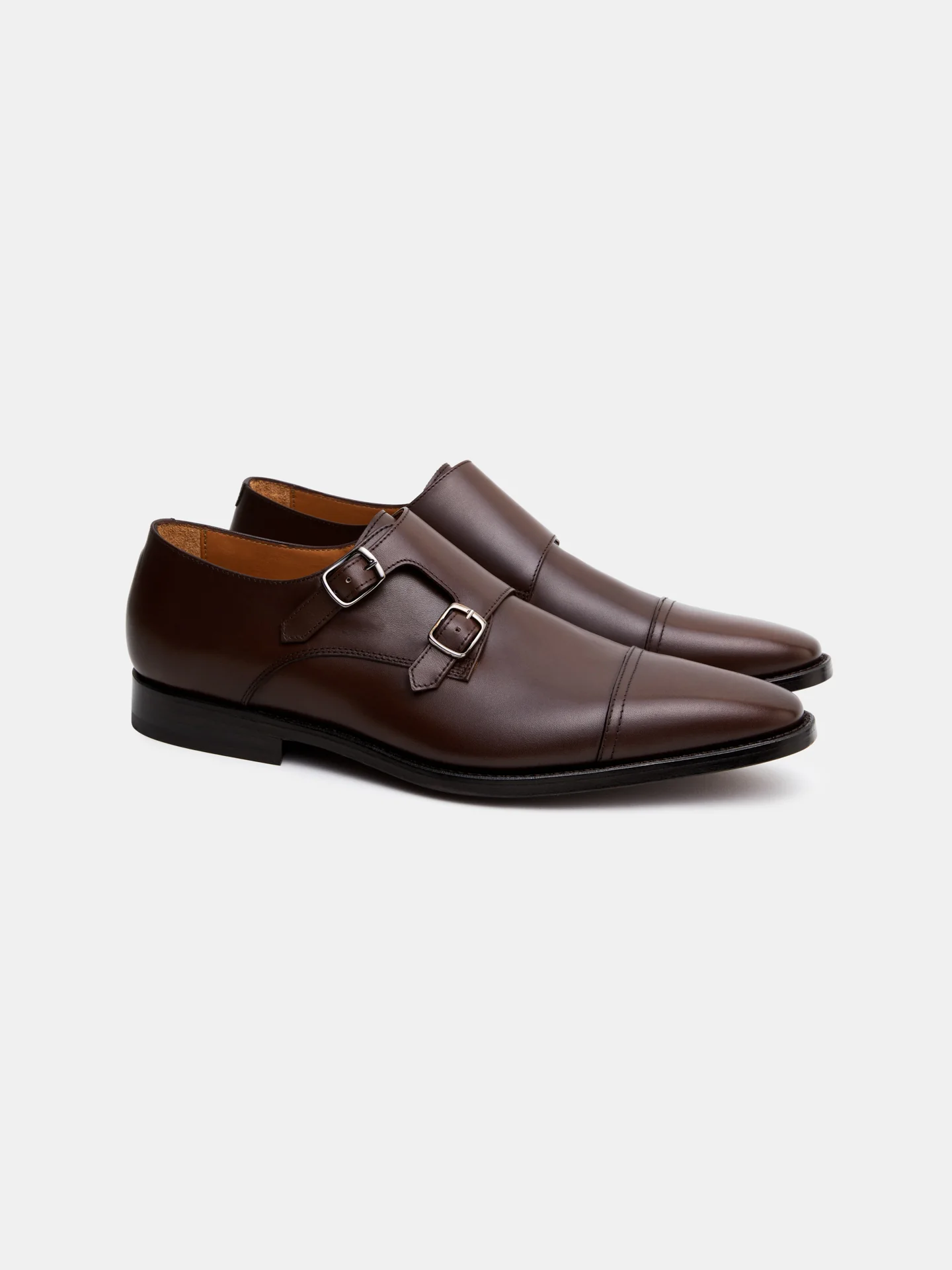 Monk Strap Shoes With Buckles, Lining And Insoles In Leather - Image 3