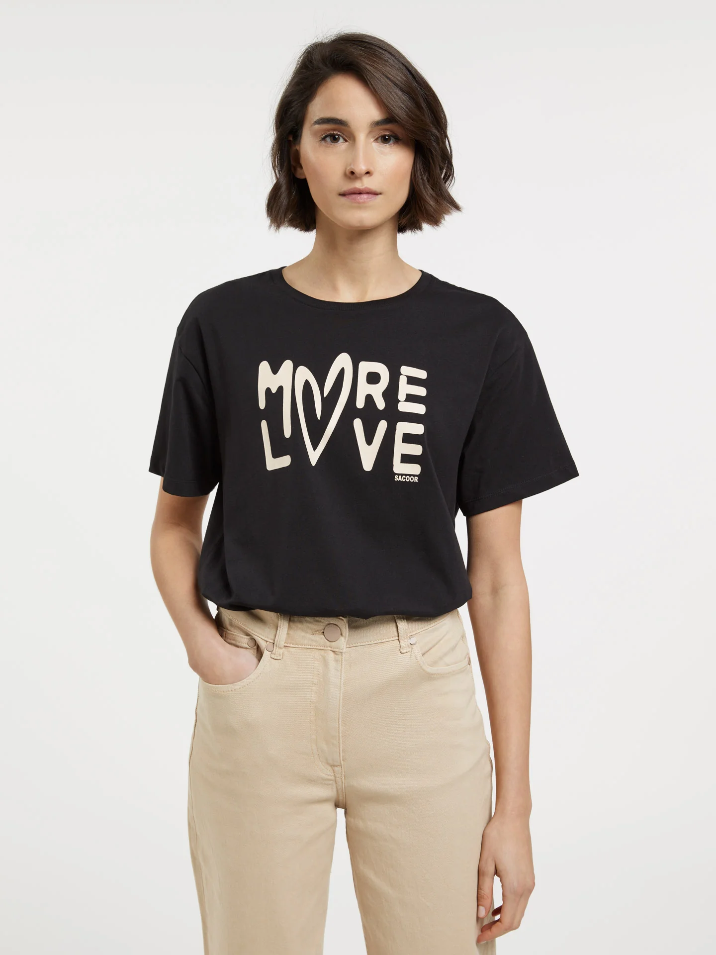 More Love Print T-shirt - Image 2