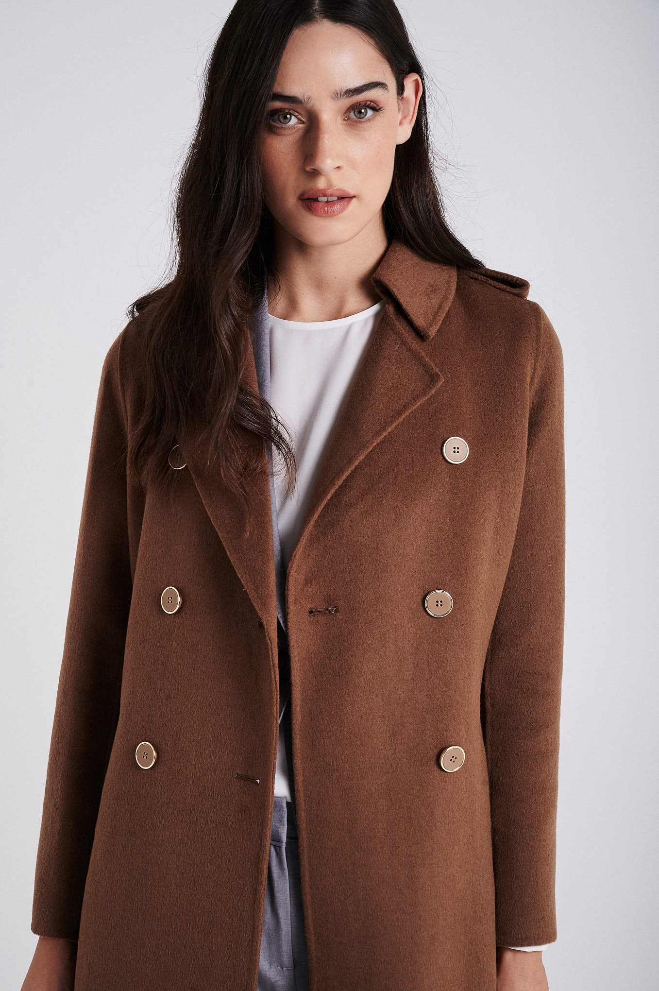 Overcoat with trenchcoat details - Image 2