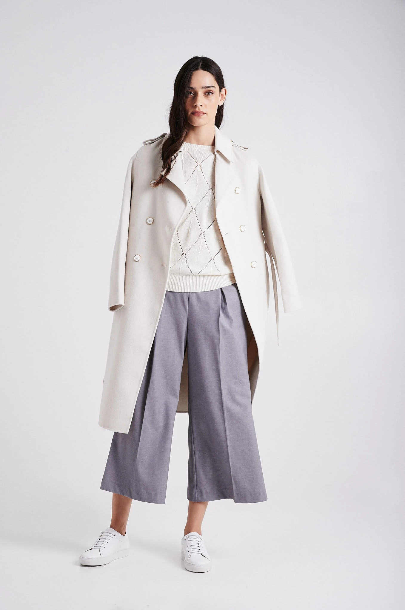 Overcoat with trenchcoat details - Image 8