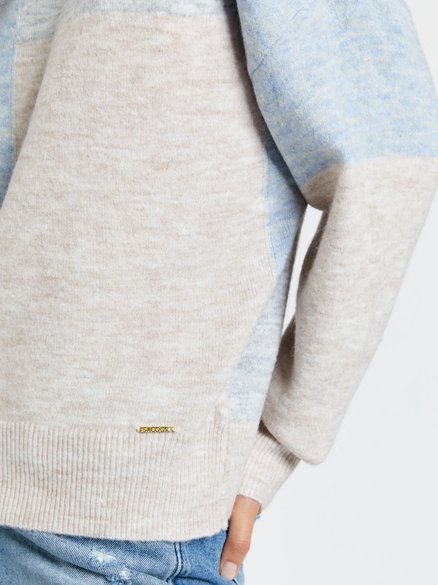Panneling colours sweater - Image 7