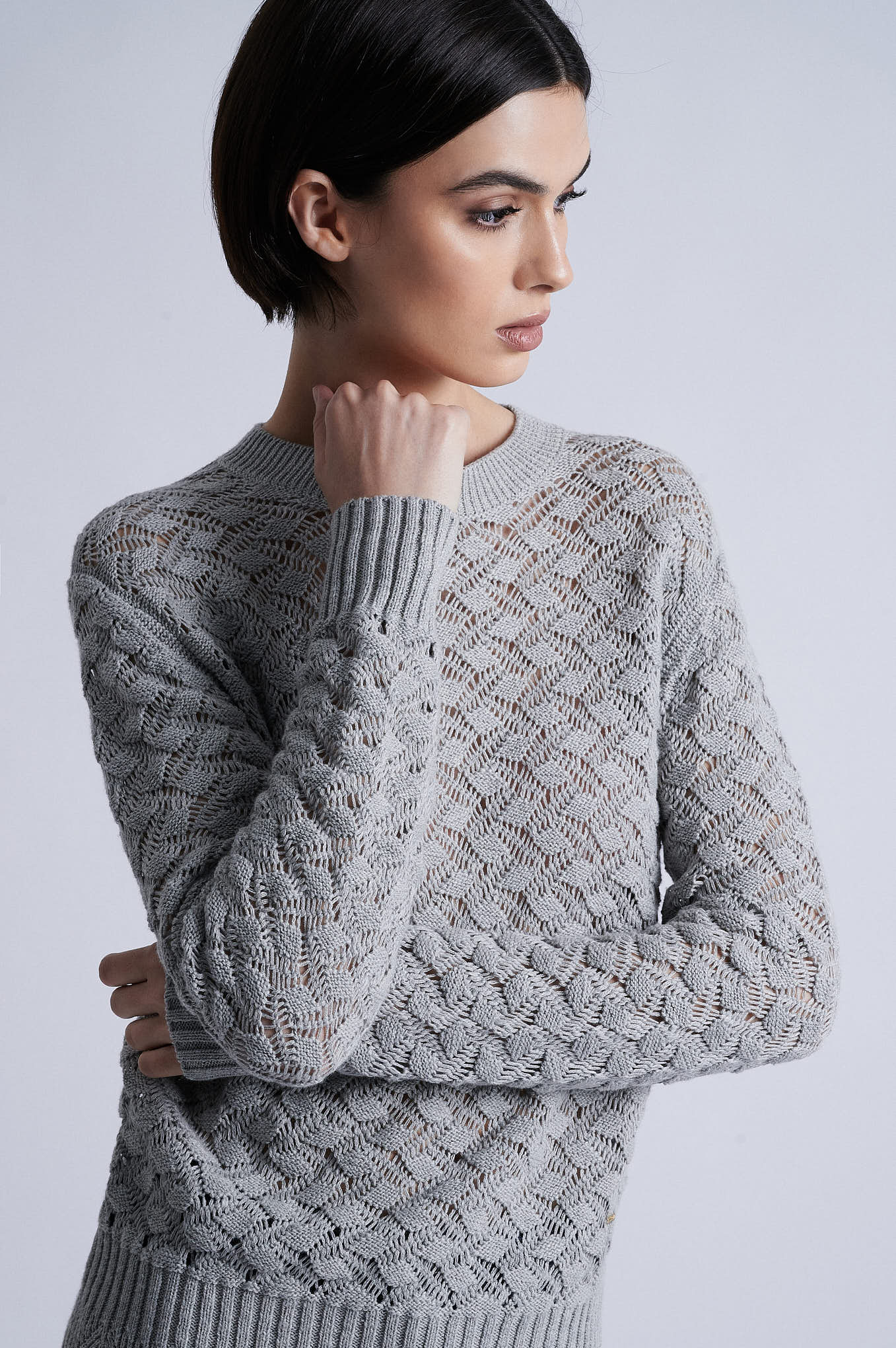 Patterned knit sweater - Image 2