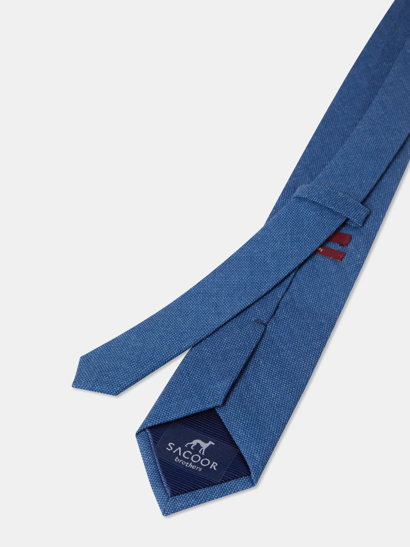Plain 100% Silk Tie 7,5cm - Image 4