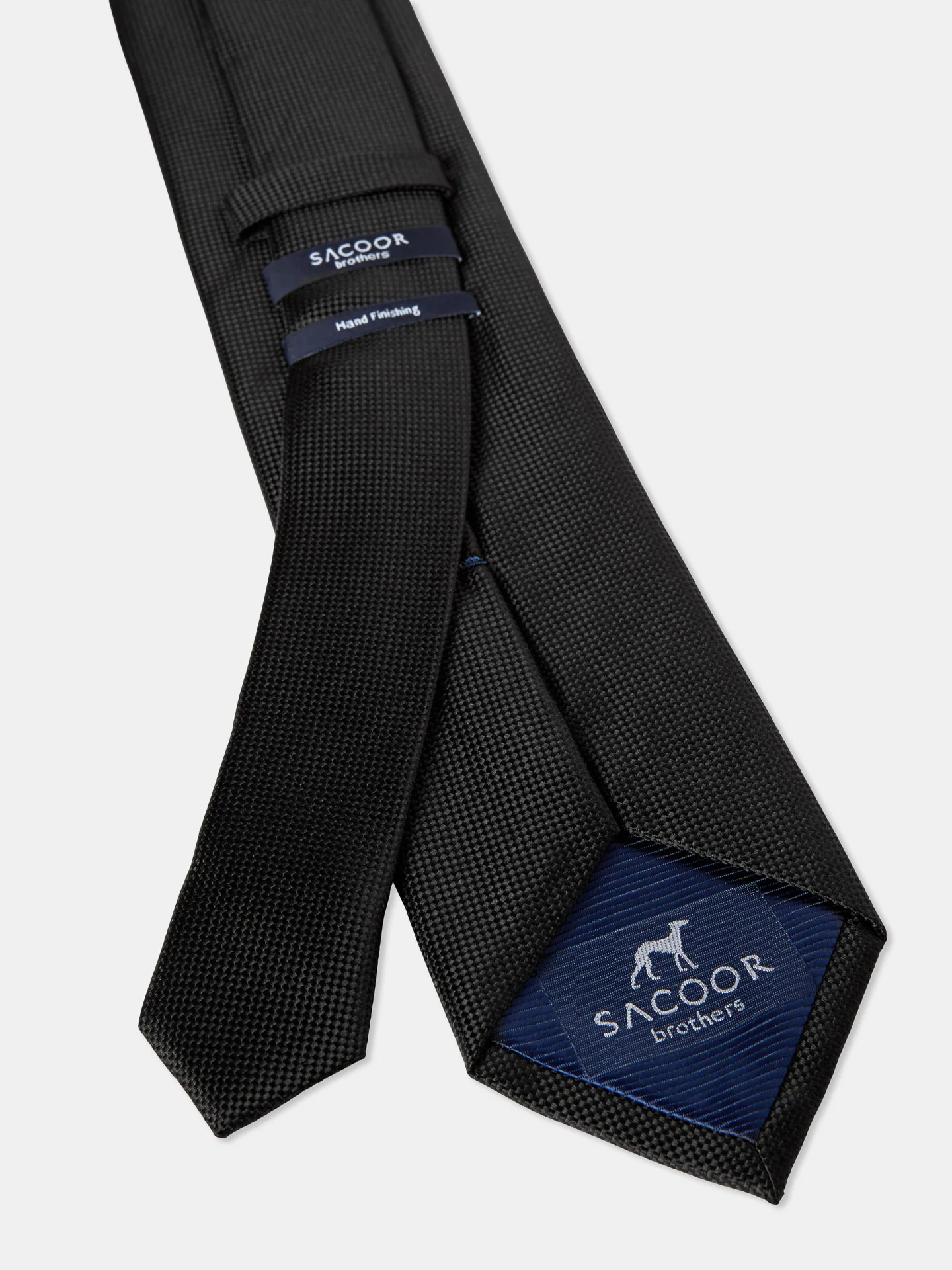 Plain 100% Silk Tie 7,5cm - Image 4