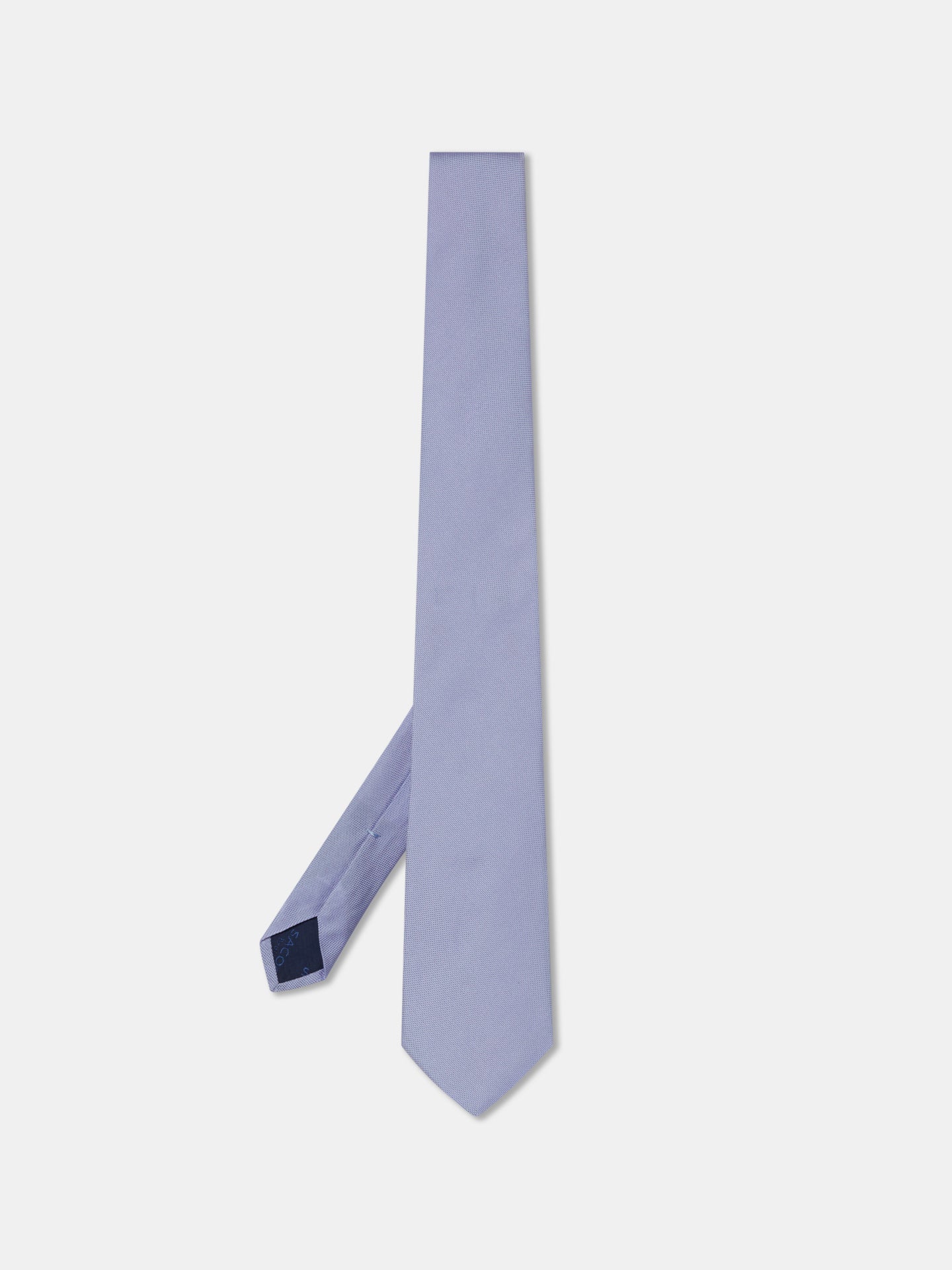 Plain 100% Silk Tie 7,5cm - Image 5