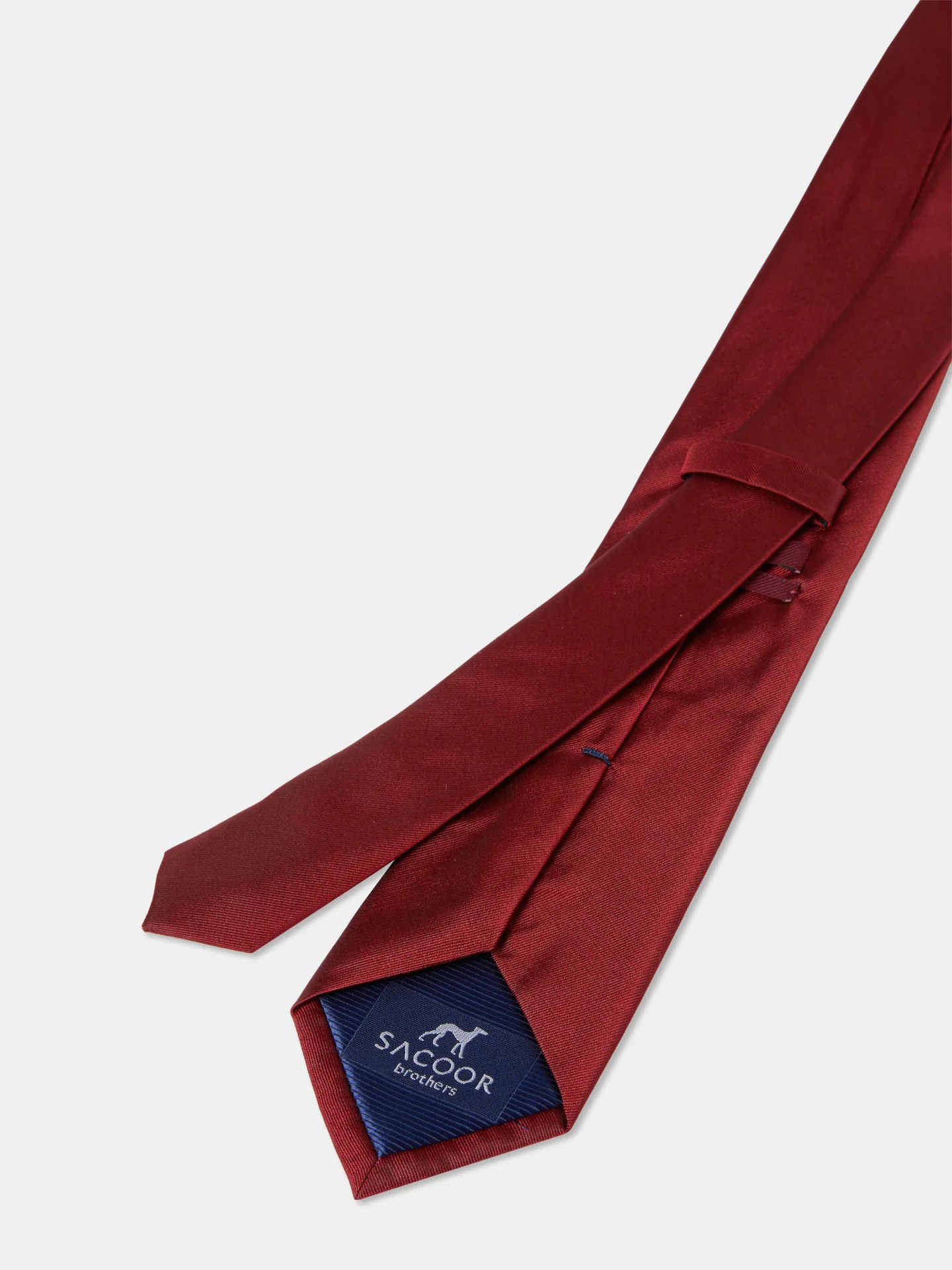 Plain 100% Silk Tie 7,5cm - Image 4