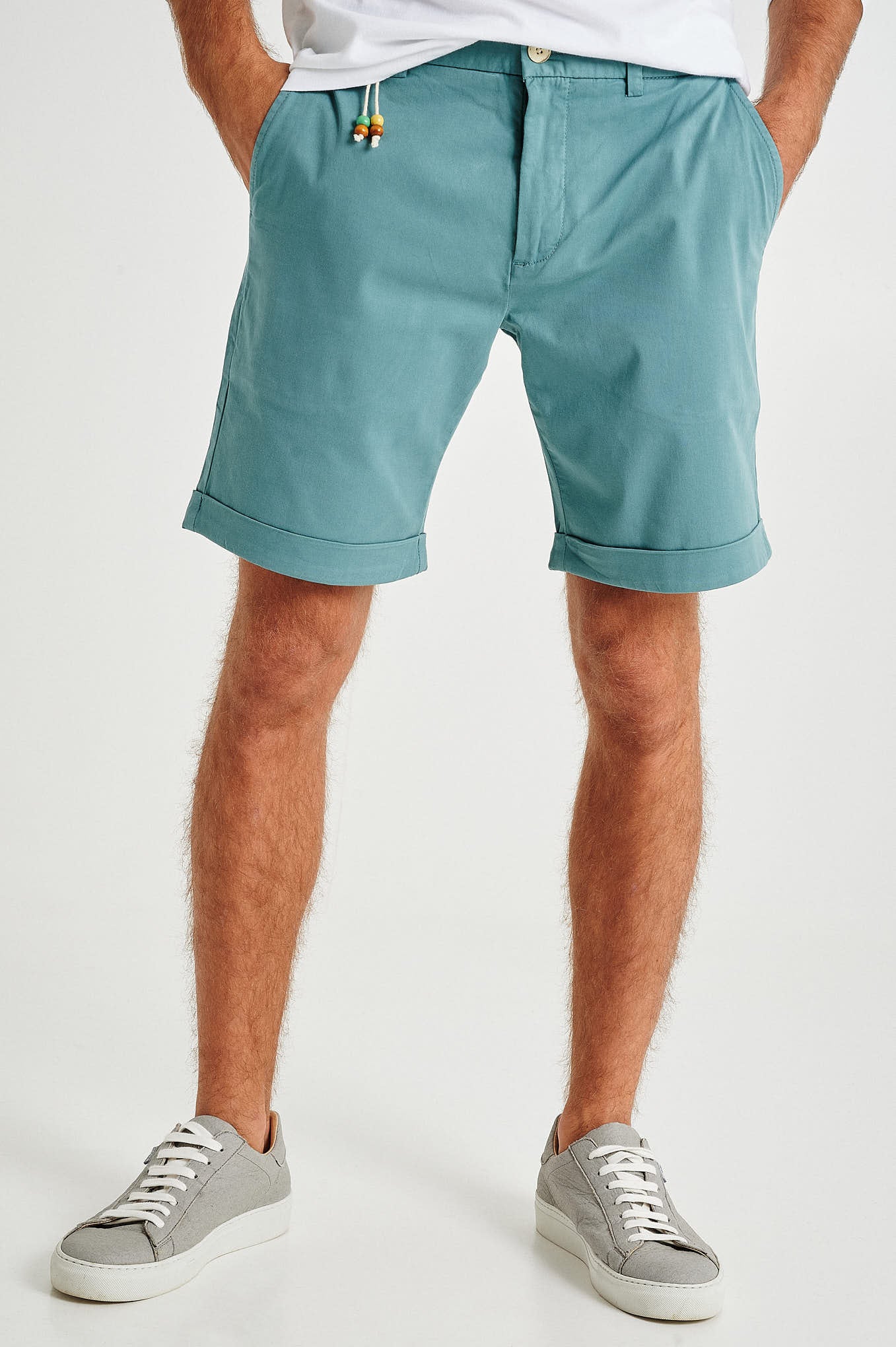 Plain basic with organic cotton bermuda shorts - Image 16