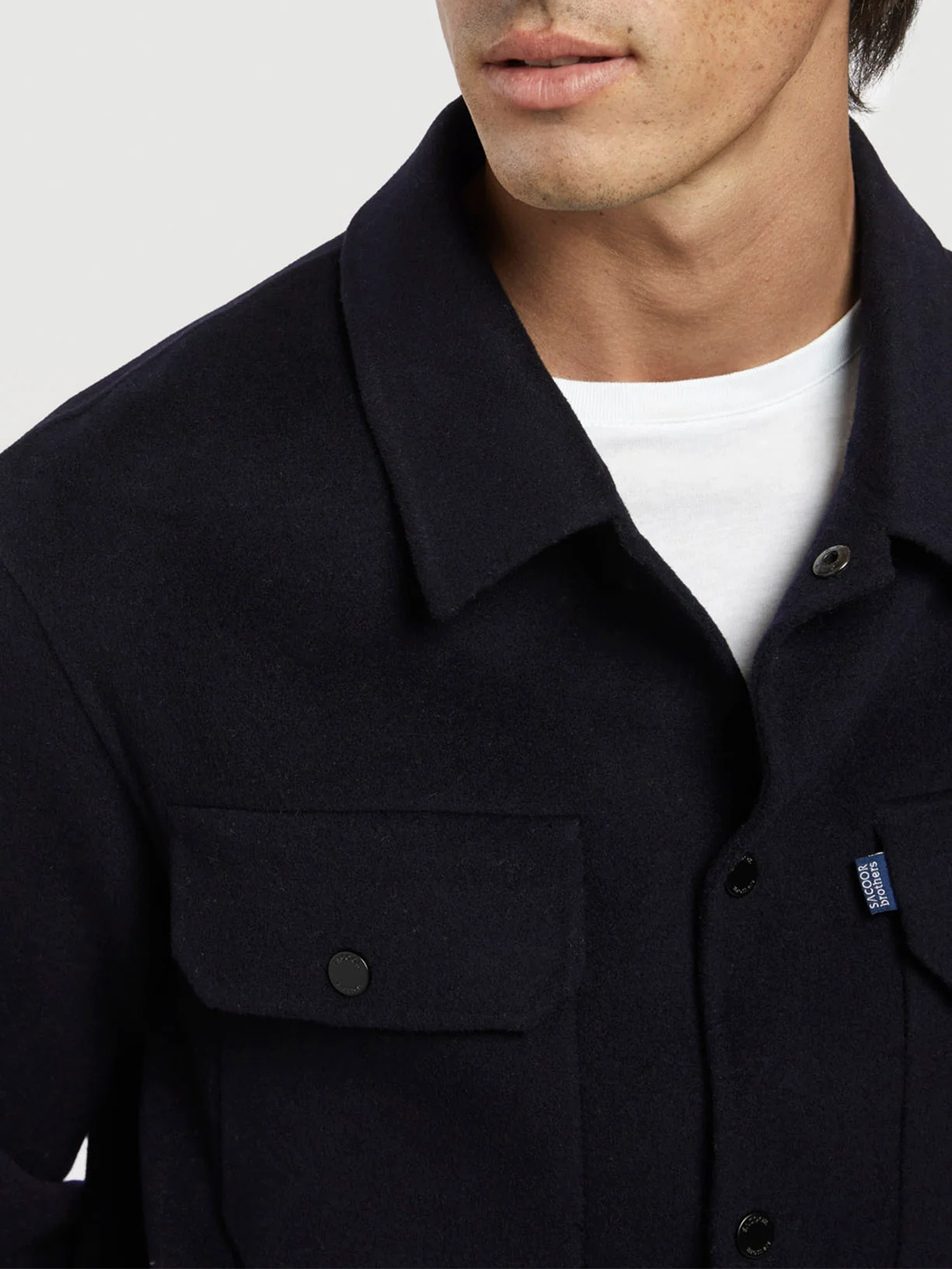 Plain overshirt
