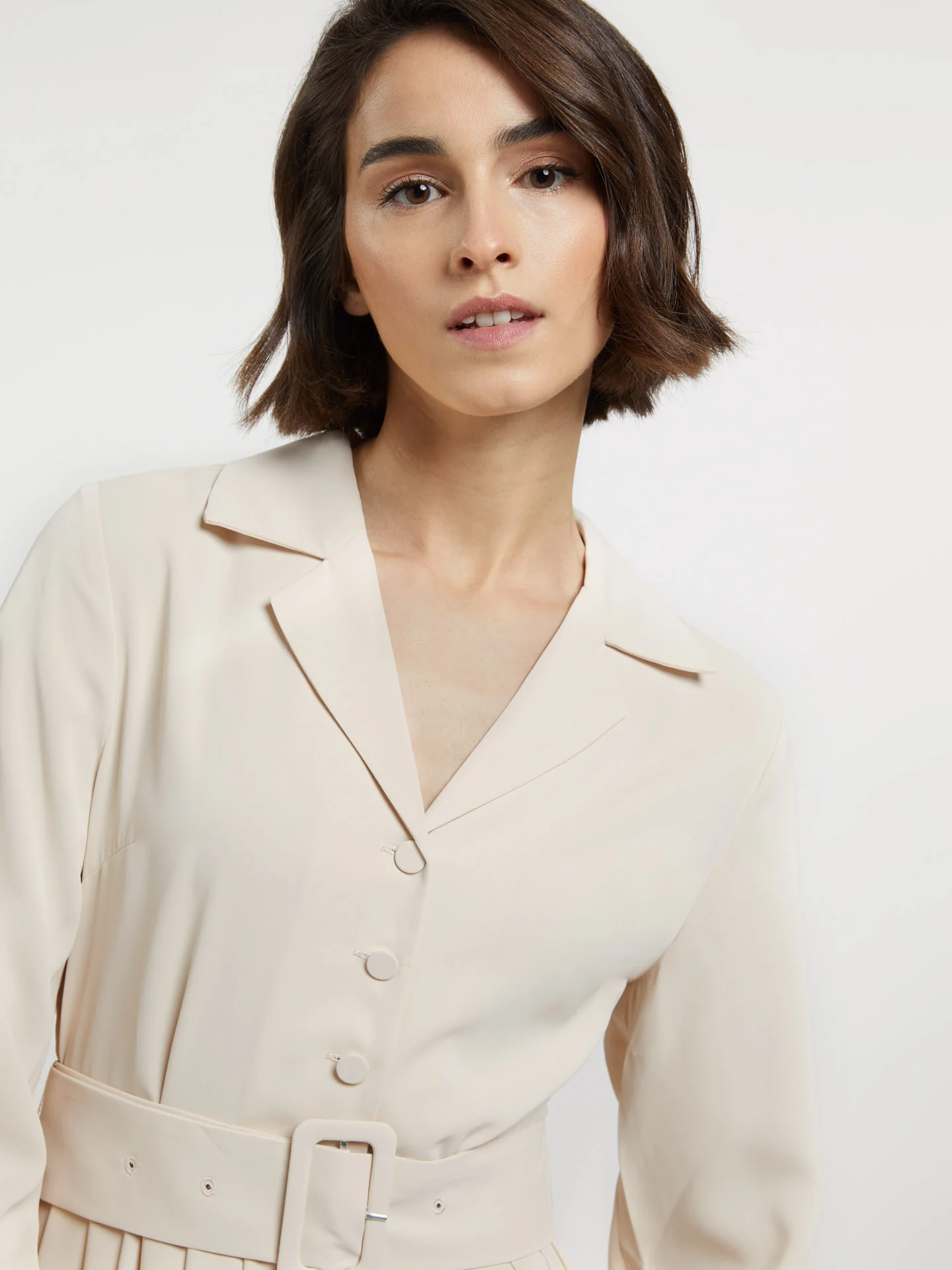 Pleated Skirt Dress - Image 2