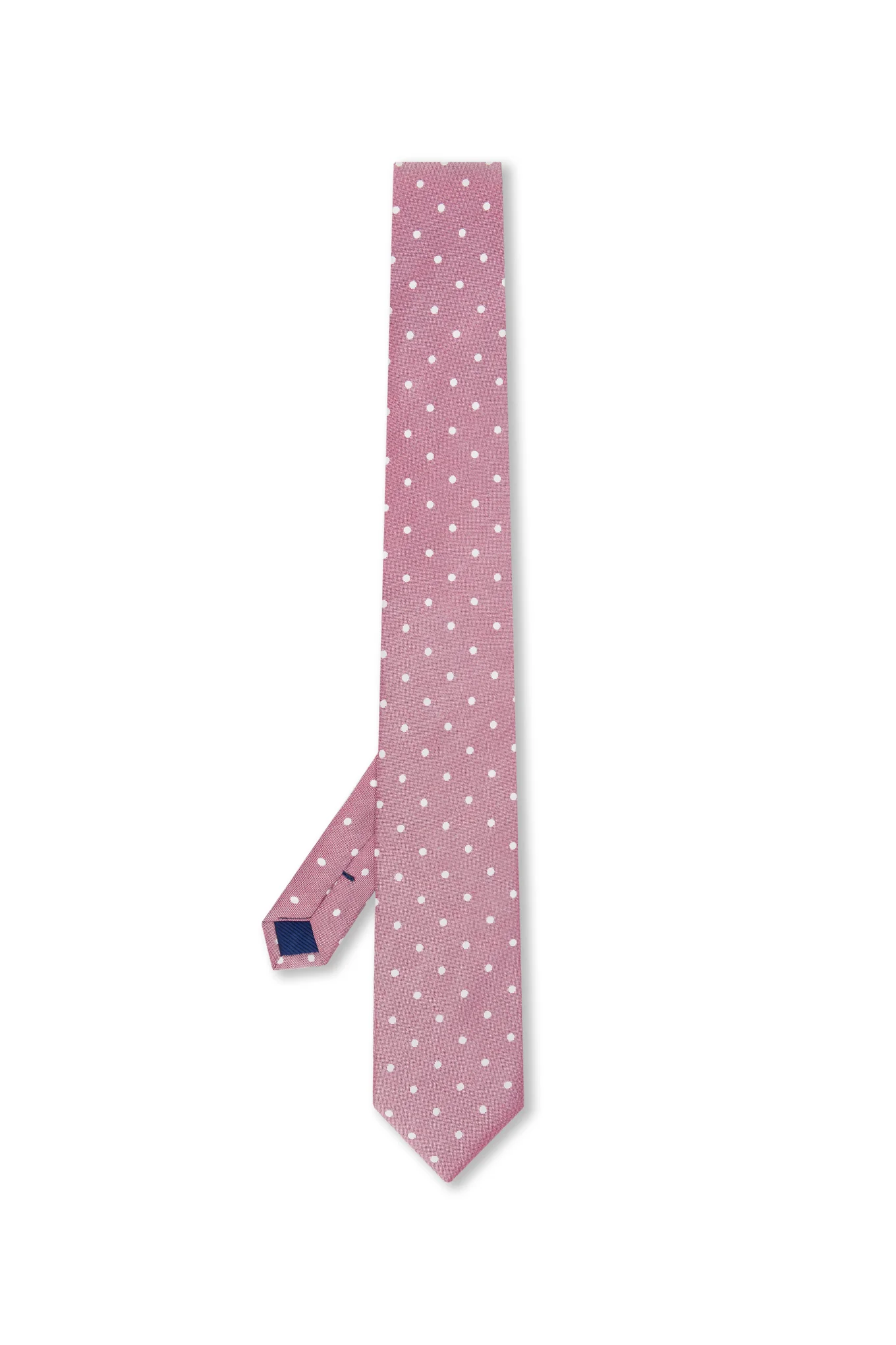 Polka Dot Pattern Tie 100% Silk 7,5cm - Image 7