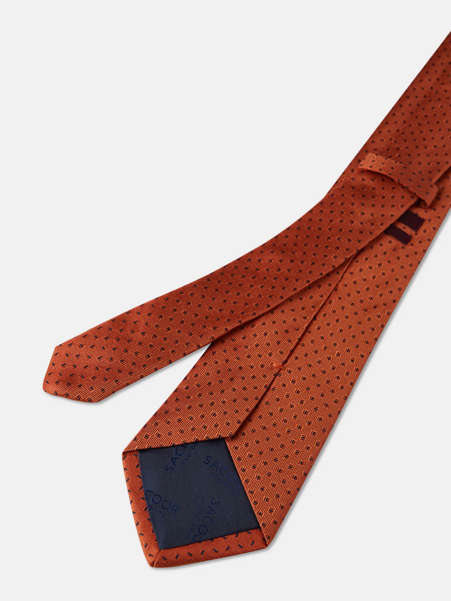 Polka Dot Pattern Tie 100% Silk 7,5cm - Image 2
