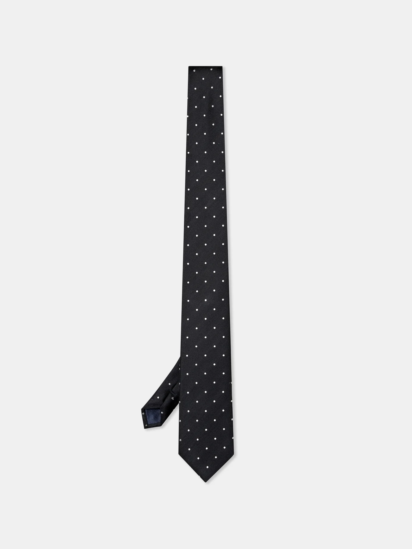 Polka Dot Pattern Tie 100% Silk 7,5cm