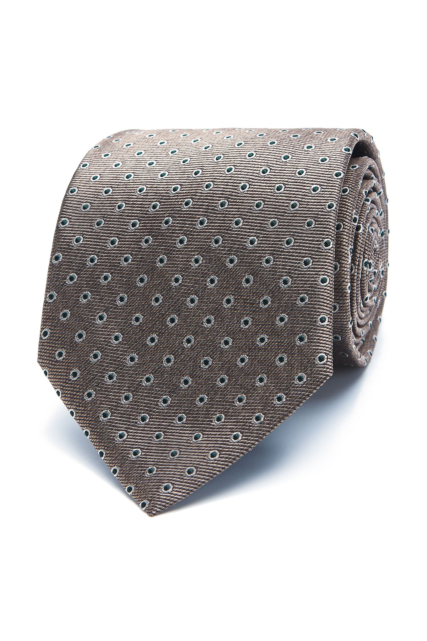 Polka Dot Pattern Tie 100% Silk 7,5cm