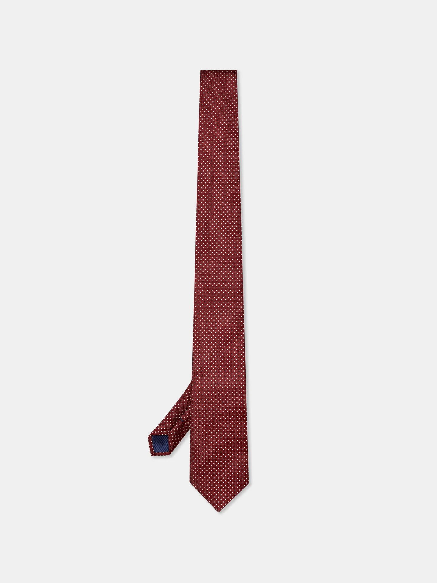 Polka Dot Pattern Tie 100% Silk 7,5cm - Image 3