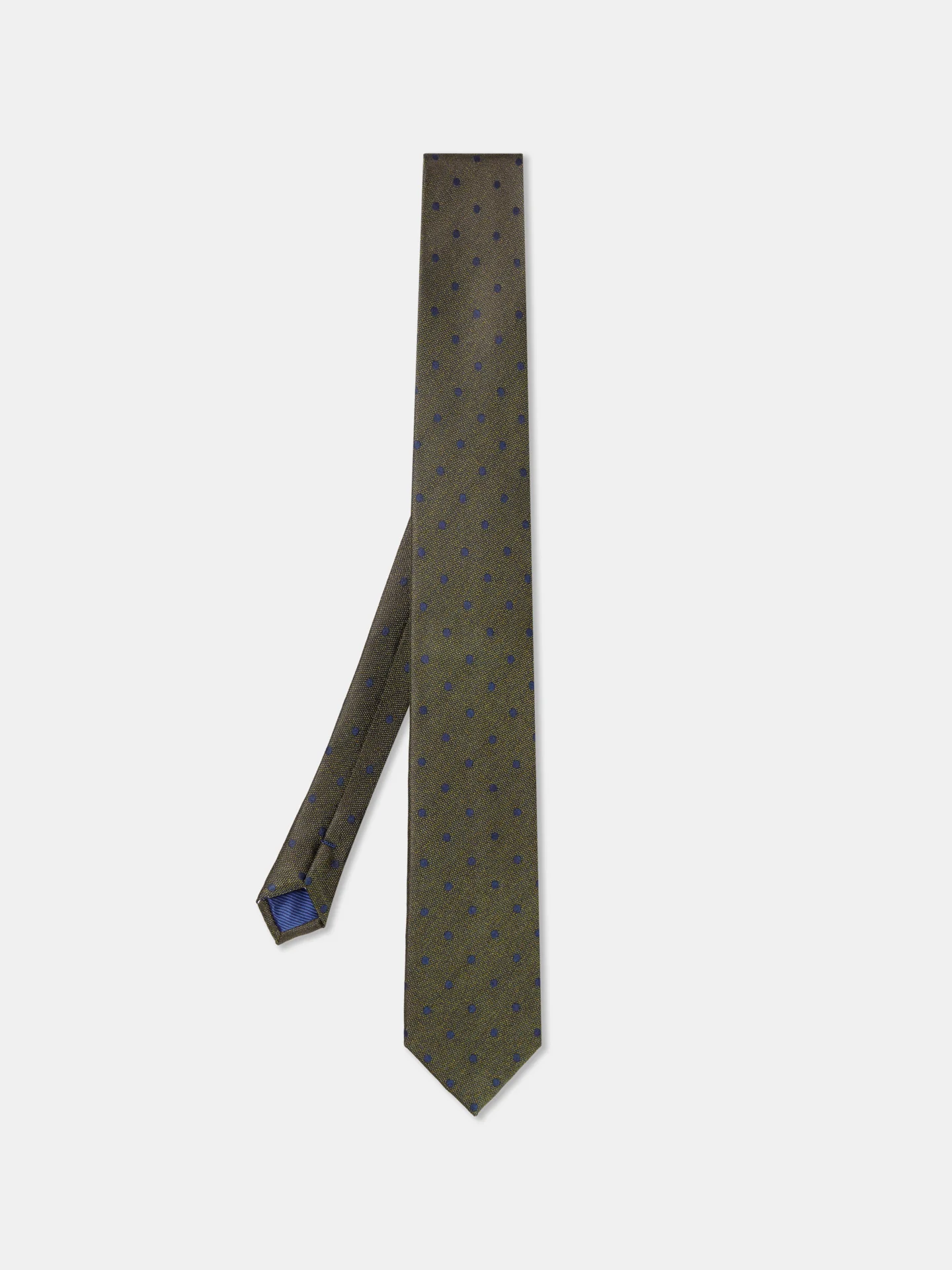 Polka Dot Pattern Tie 100% Silk 7,5cm - Image 3