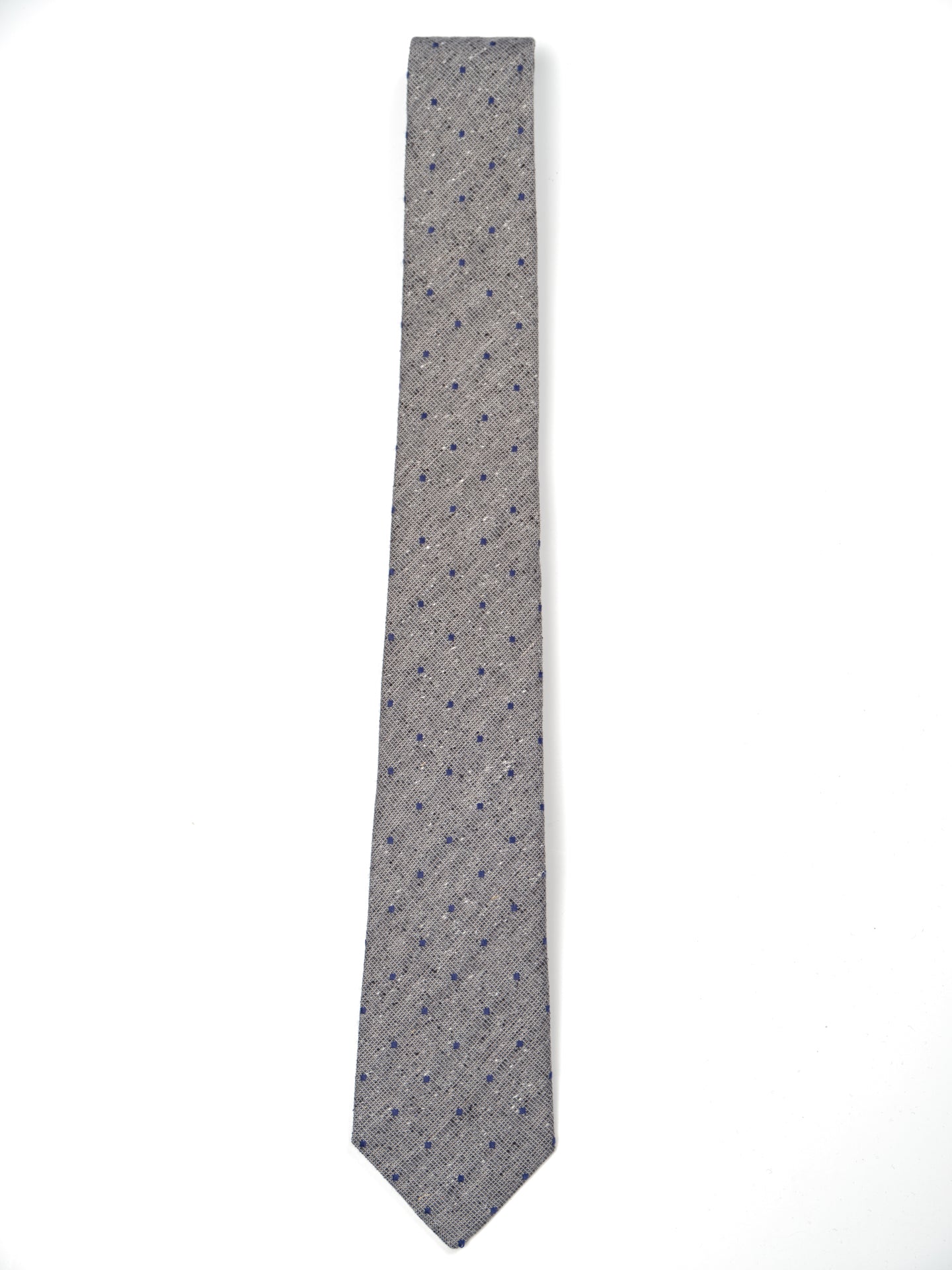 Polka Dot Pattern Tie 100% Silk 7cm - Image 4