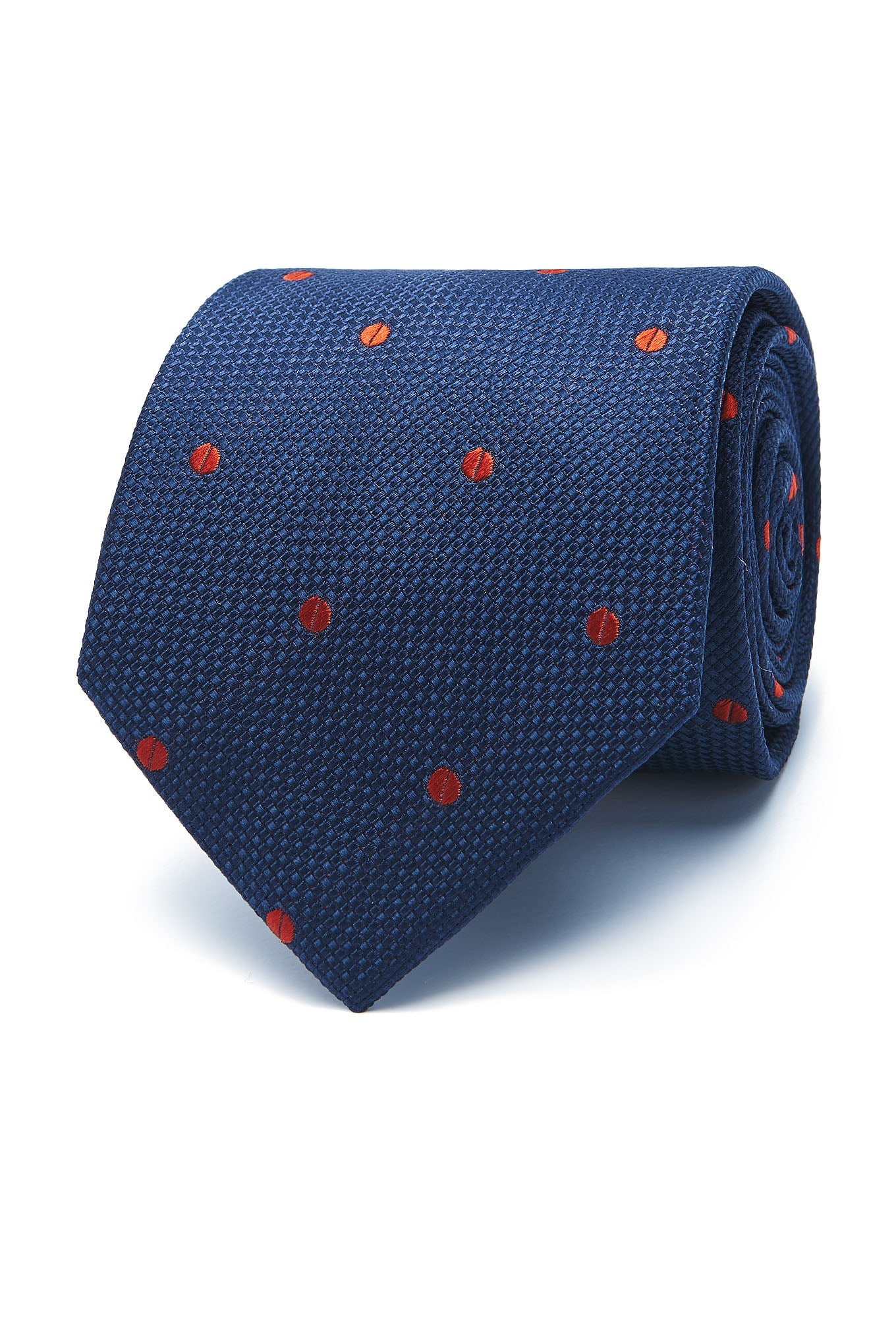 Polka Dot Pattern Tie 100% Silk 7cm