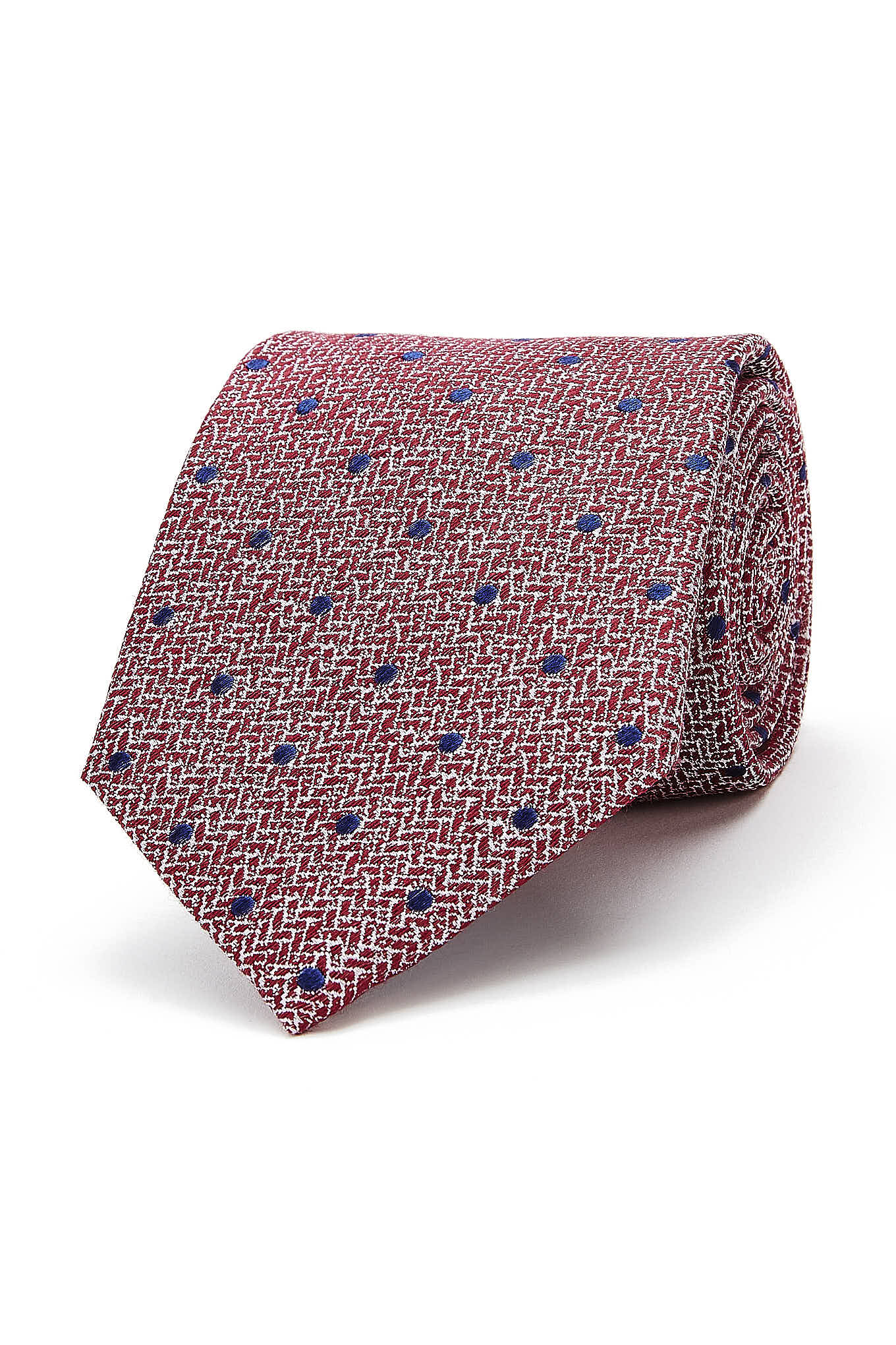 Polka Dot Pattern Tie 100% Silk 8cm