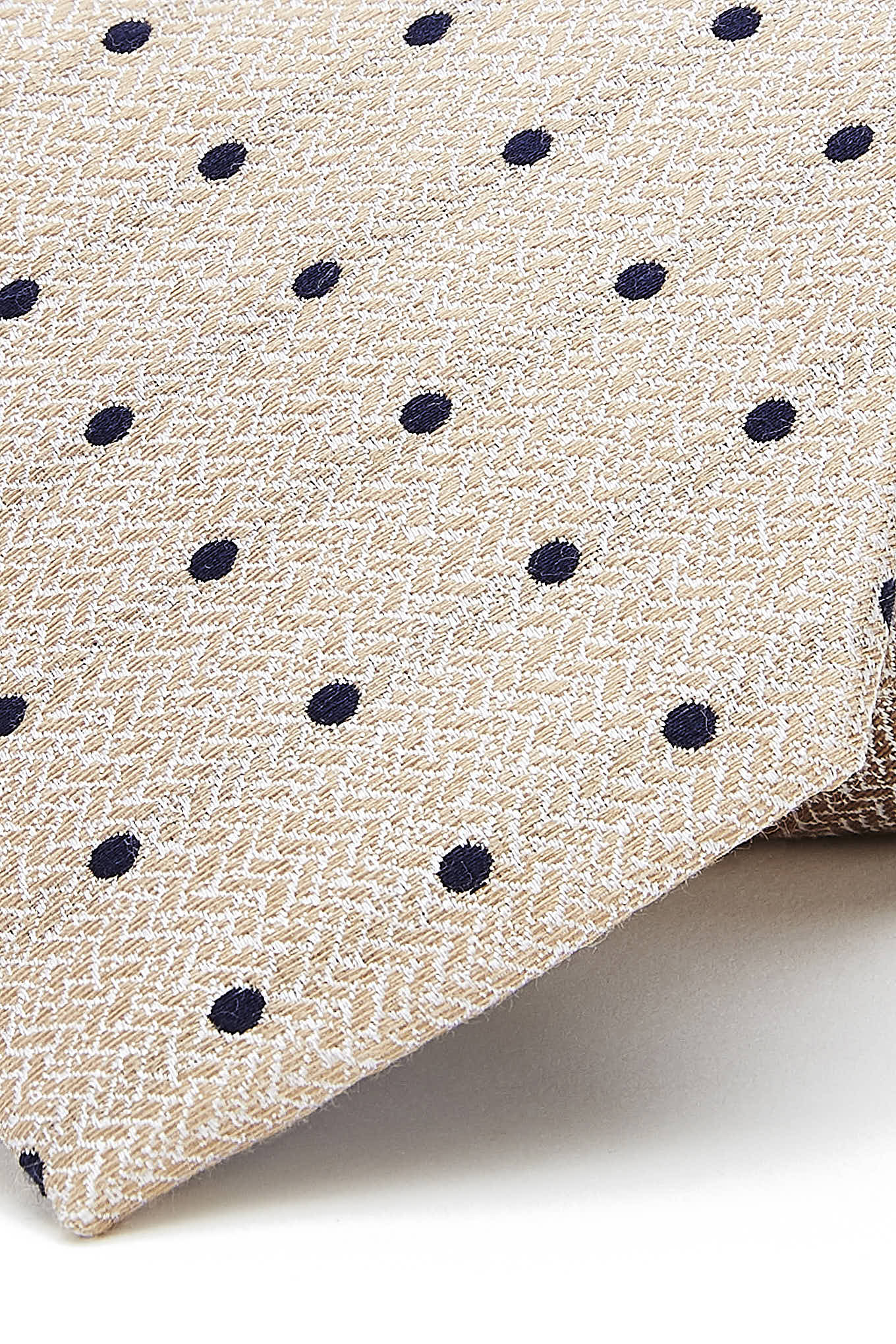 Polka Dot Pattern Tie 100% Silk 8cm - Image 4