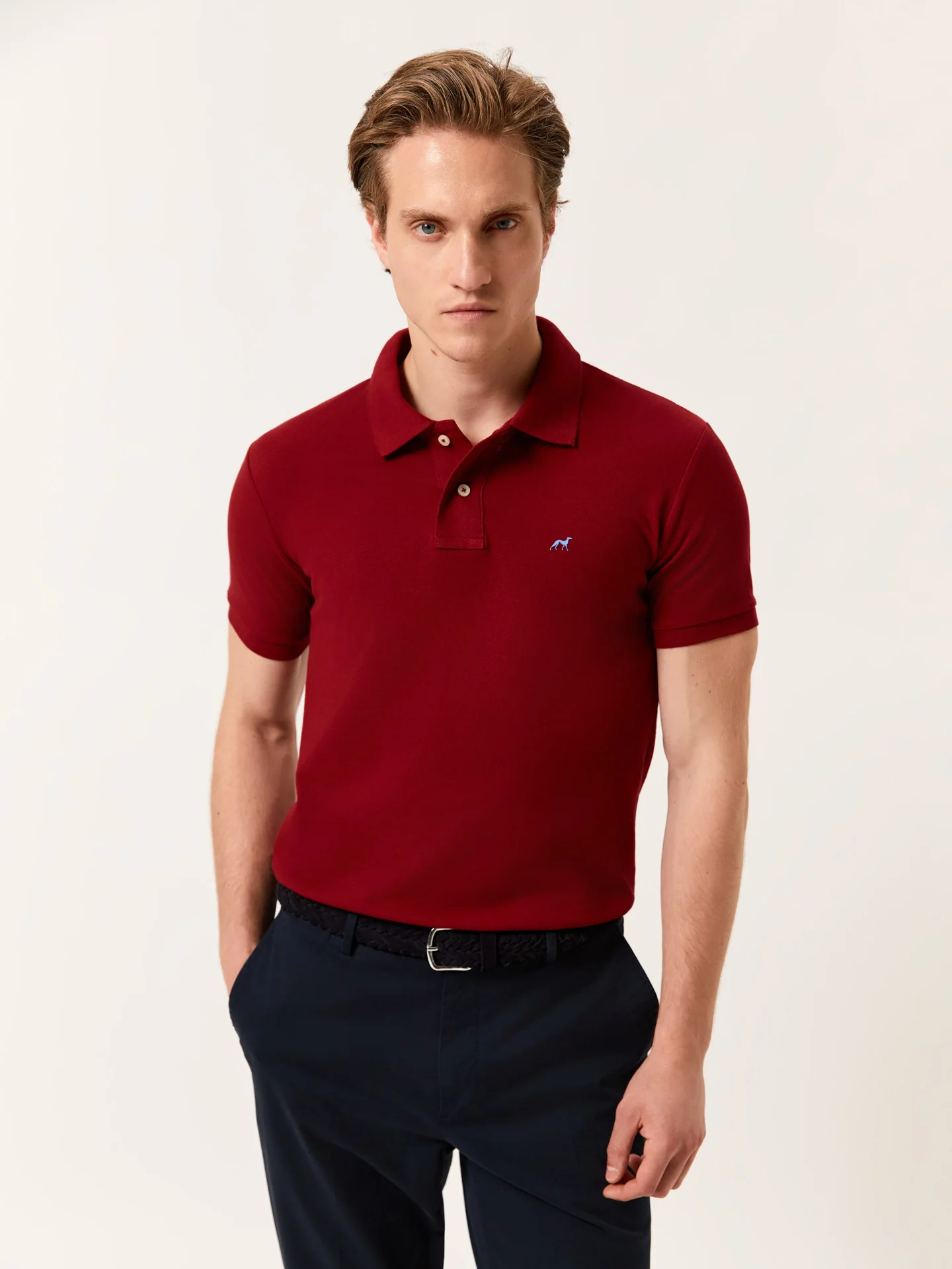 Premium slim Fit Piqué Polo in 100% BCI Cotton - Image 2