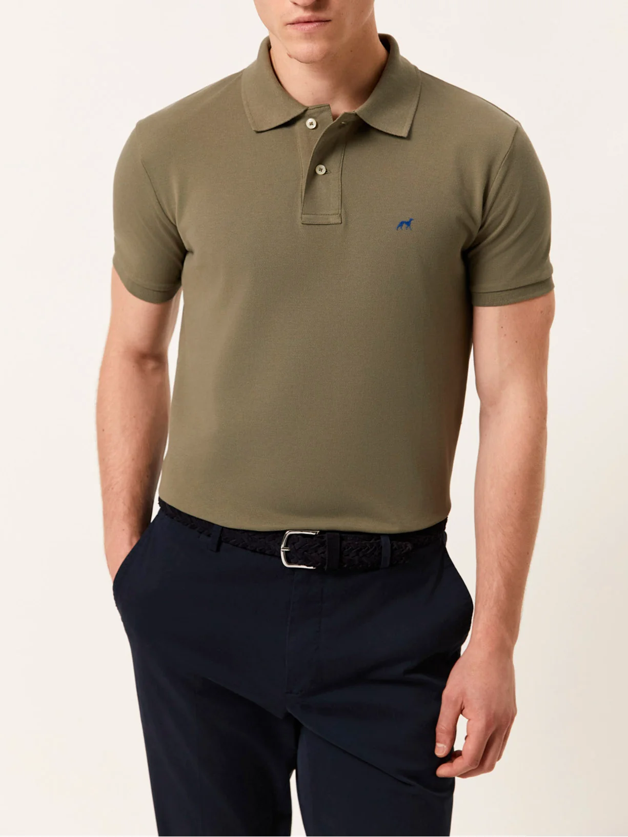 Premium slim Fit Piqué Polo in 100% BCI Cotton