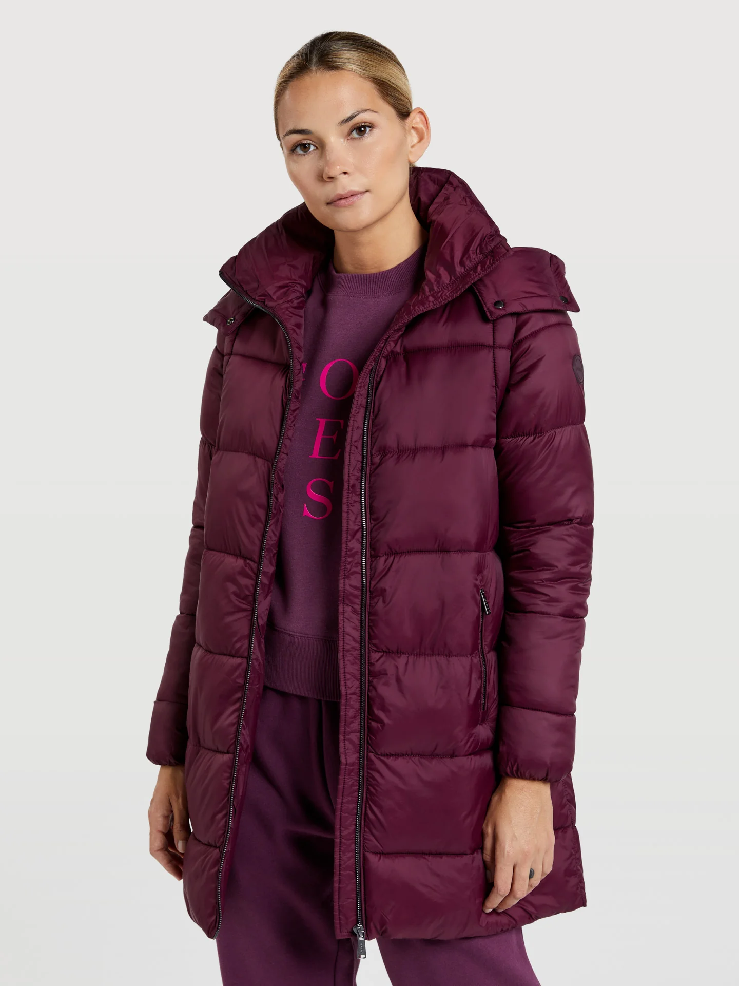 Puffer jacket with hood - Image 6