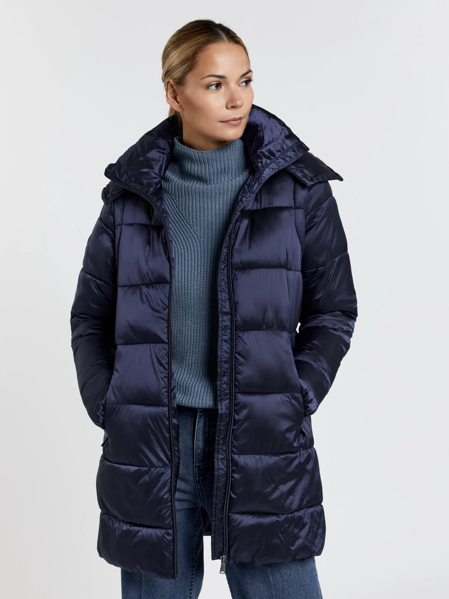 Puffer jacket with hood - Image 2