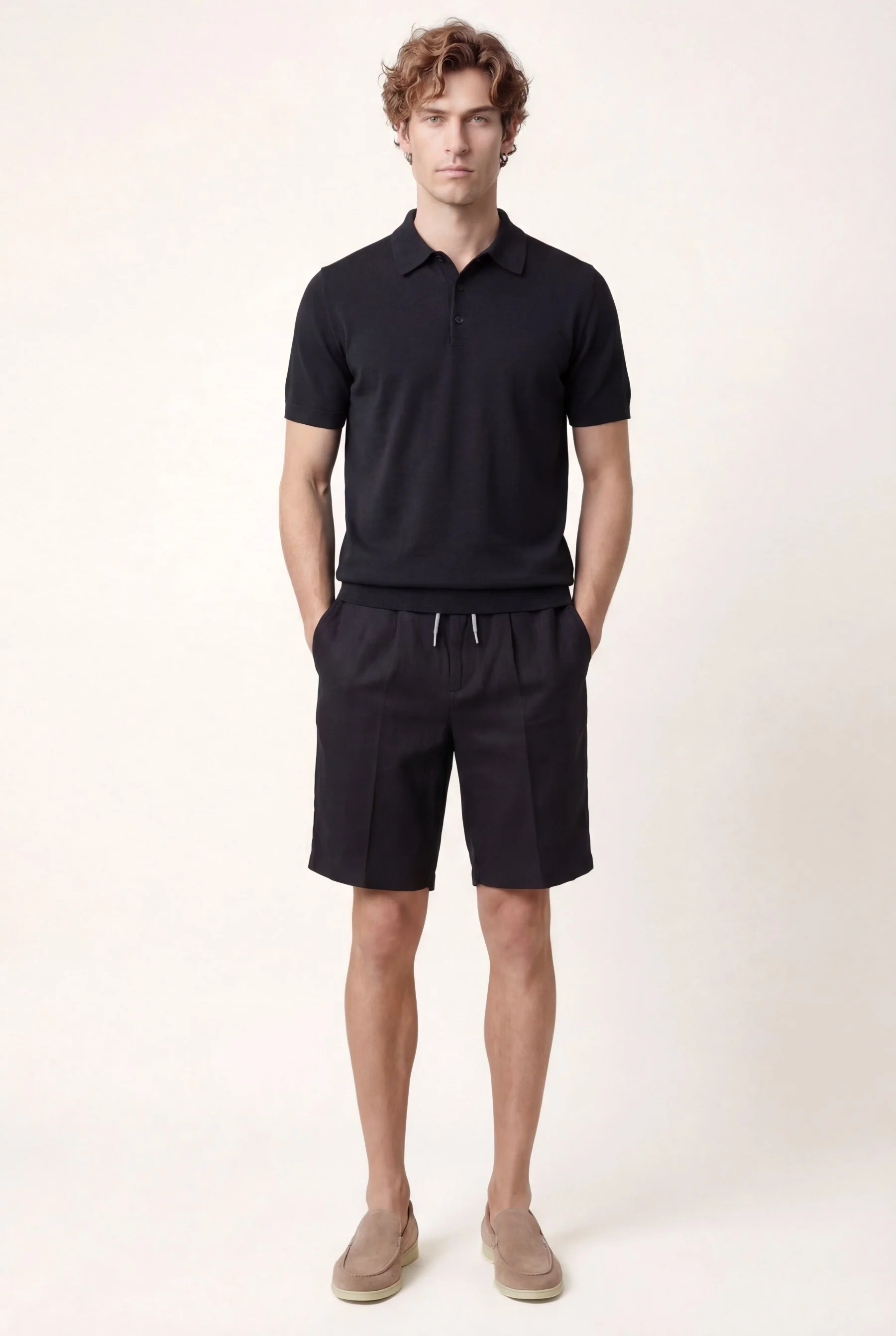 Pure Linen Casual Shorts