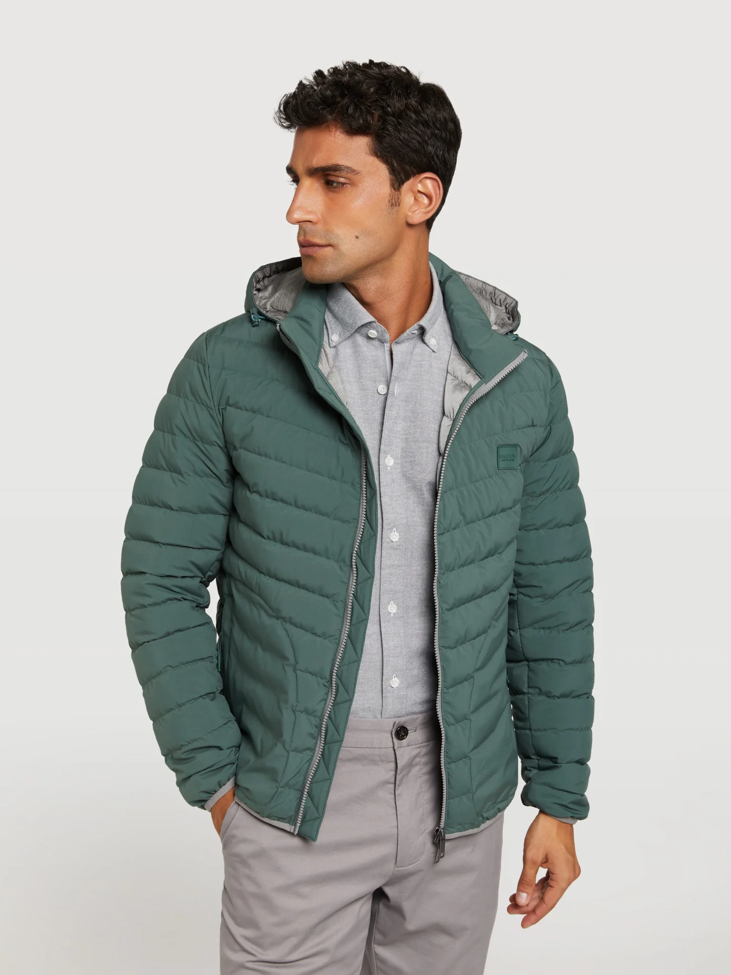 Recycled lightdown jacket - Image 5