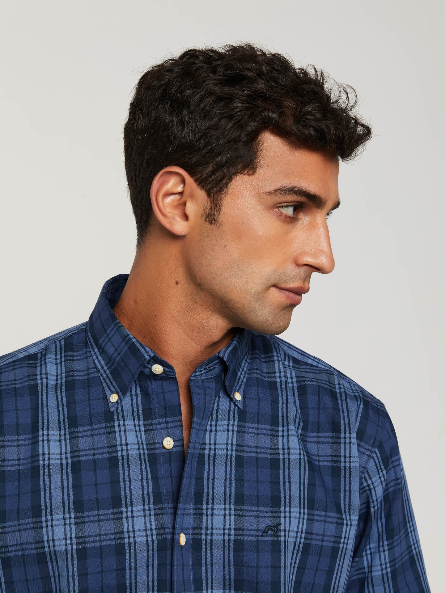 Regular fit 100% bci cotton checks oxford shirt - Image 2