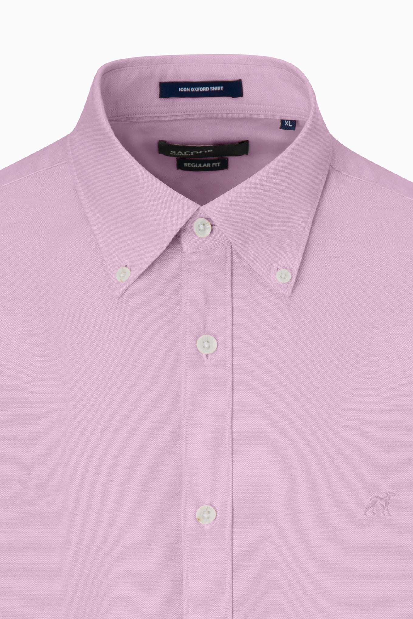 Regular fit 100%BCI cotton plain oxford shirt - Image 15