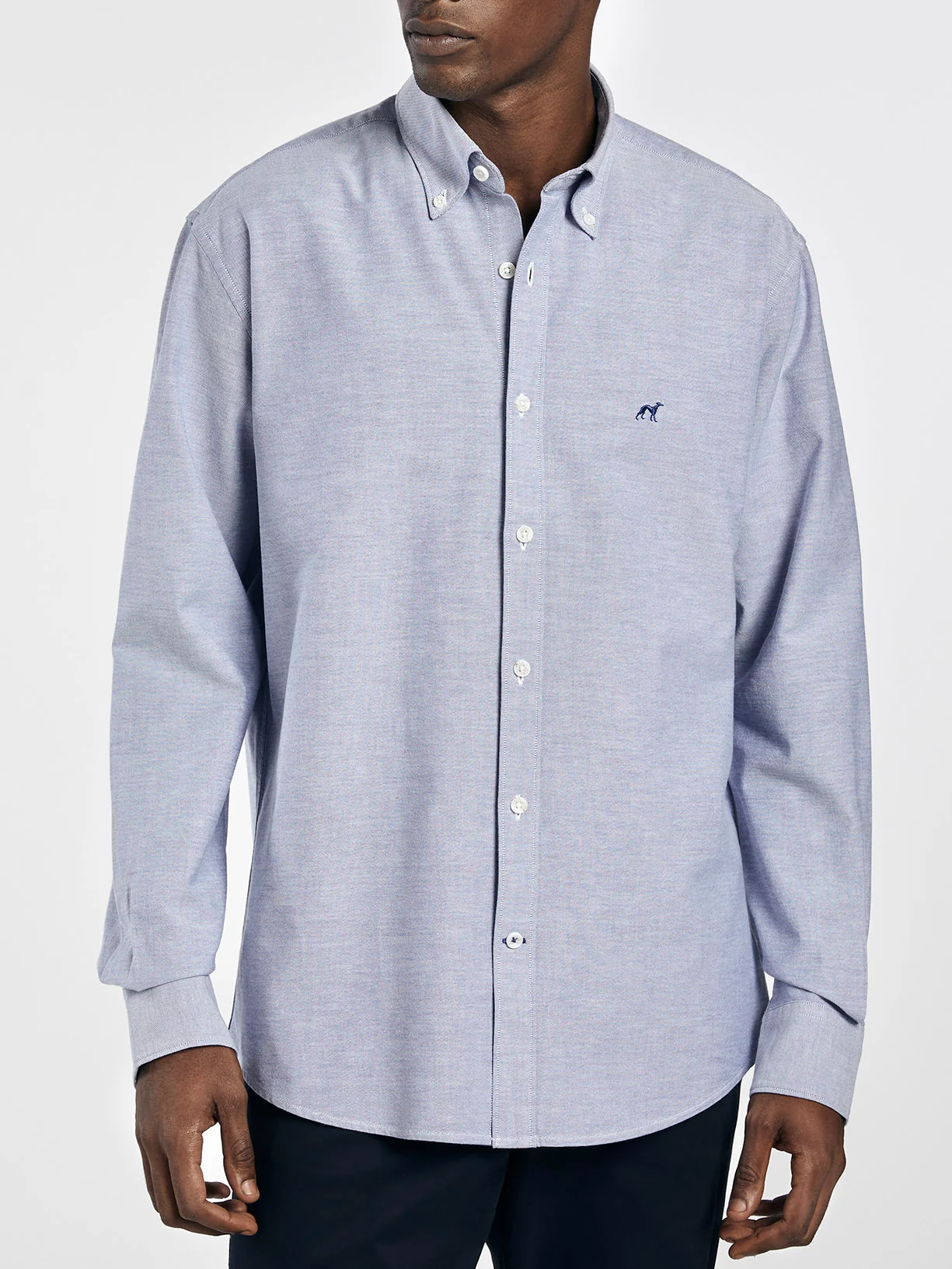 Regular fit 100%BCI cotton plain oxford shirt - Image 4