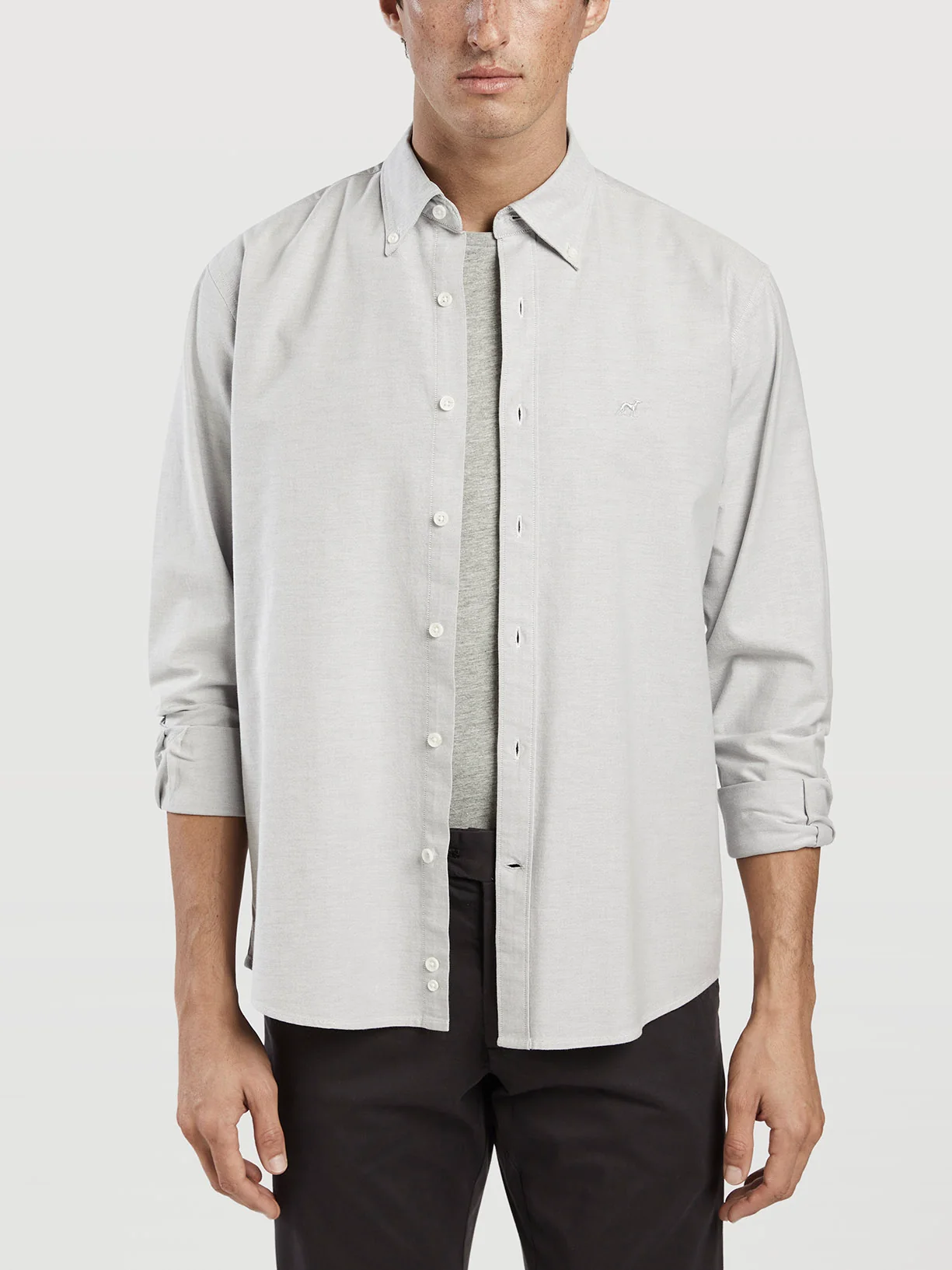 Regular fit 100%BCI cotton plain oxford shirt - Image 9