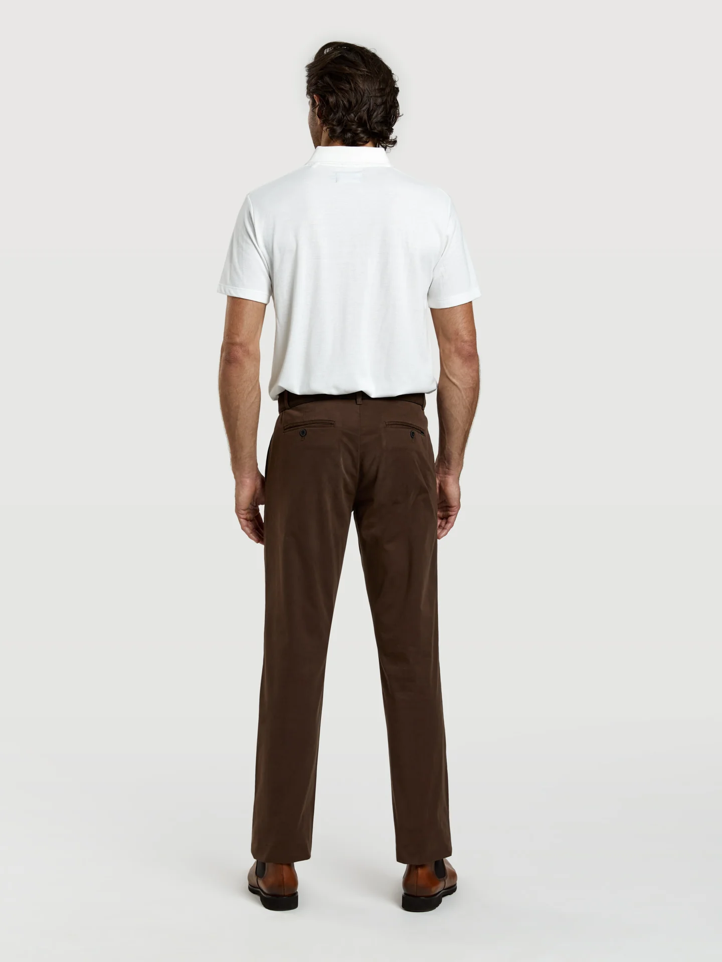 Regular fit basic chino trousers - Image 2
