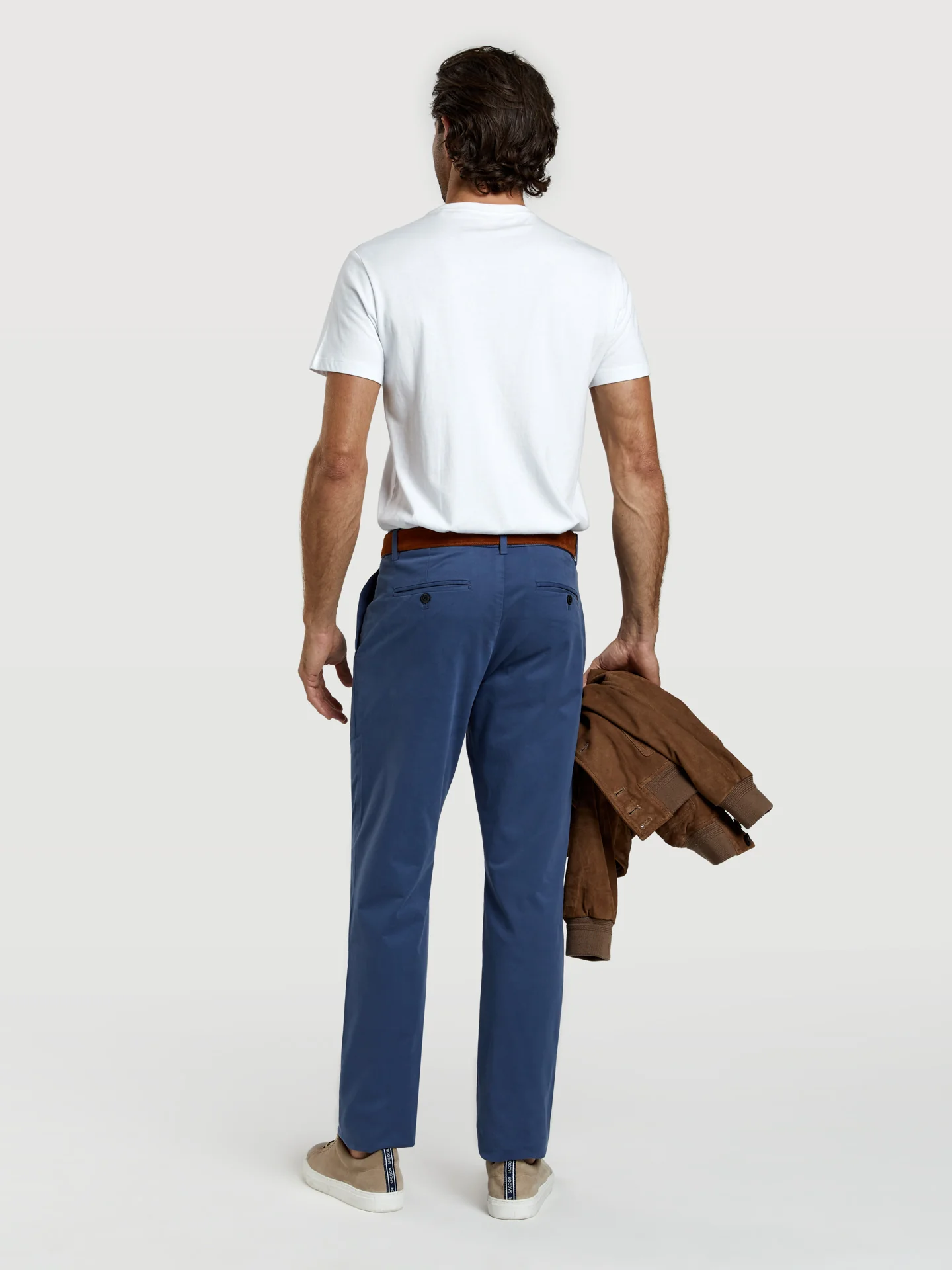 Regular fit basic chino trousers - Image 25