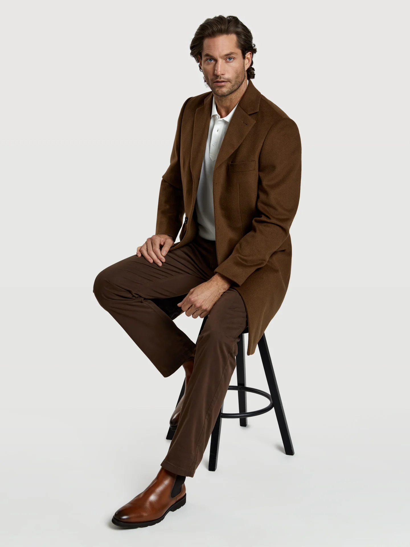 Regular fit basic chino trousers - Image 6