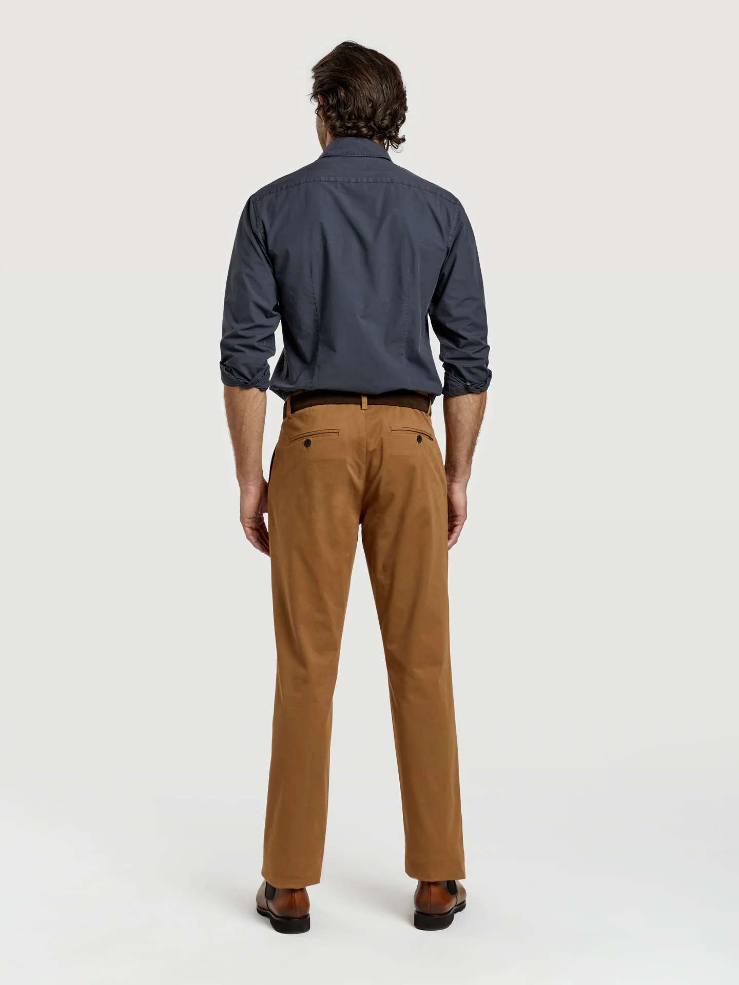 Regular fit basic chino trousers - Image 8