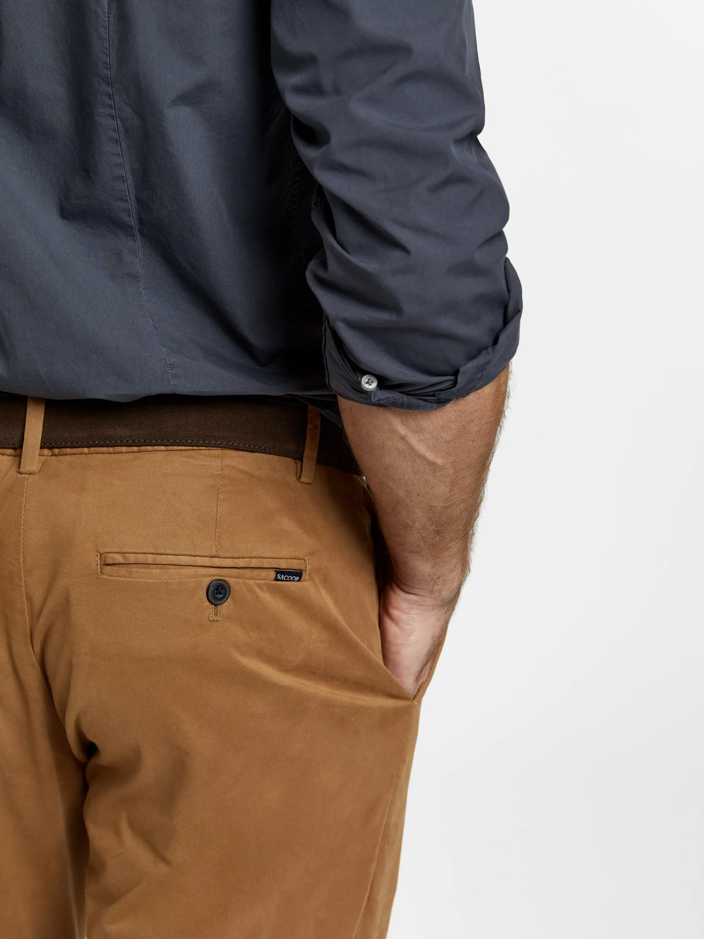 Regular fit basic chino trousers - Image 9