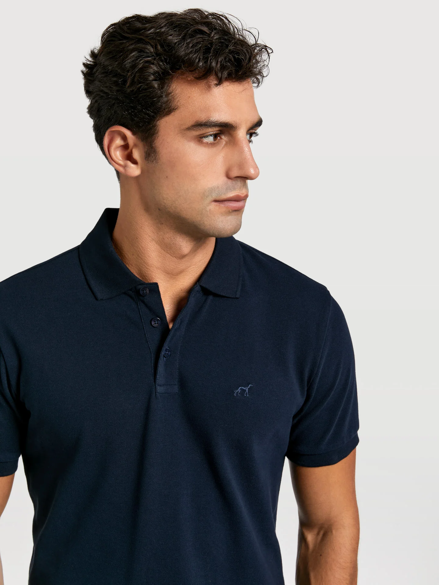 Regular fit basic piqué polo shirt - Image 10